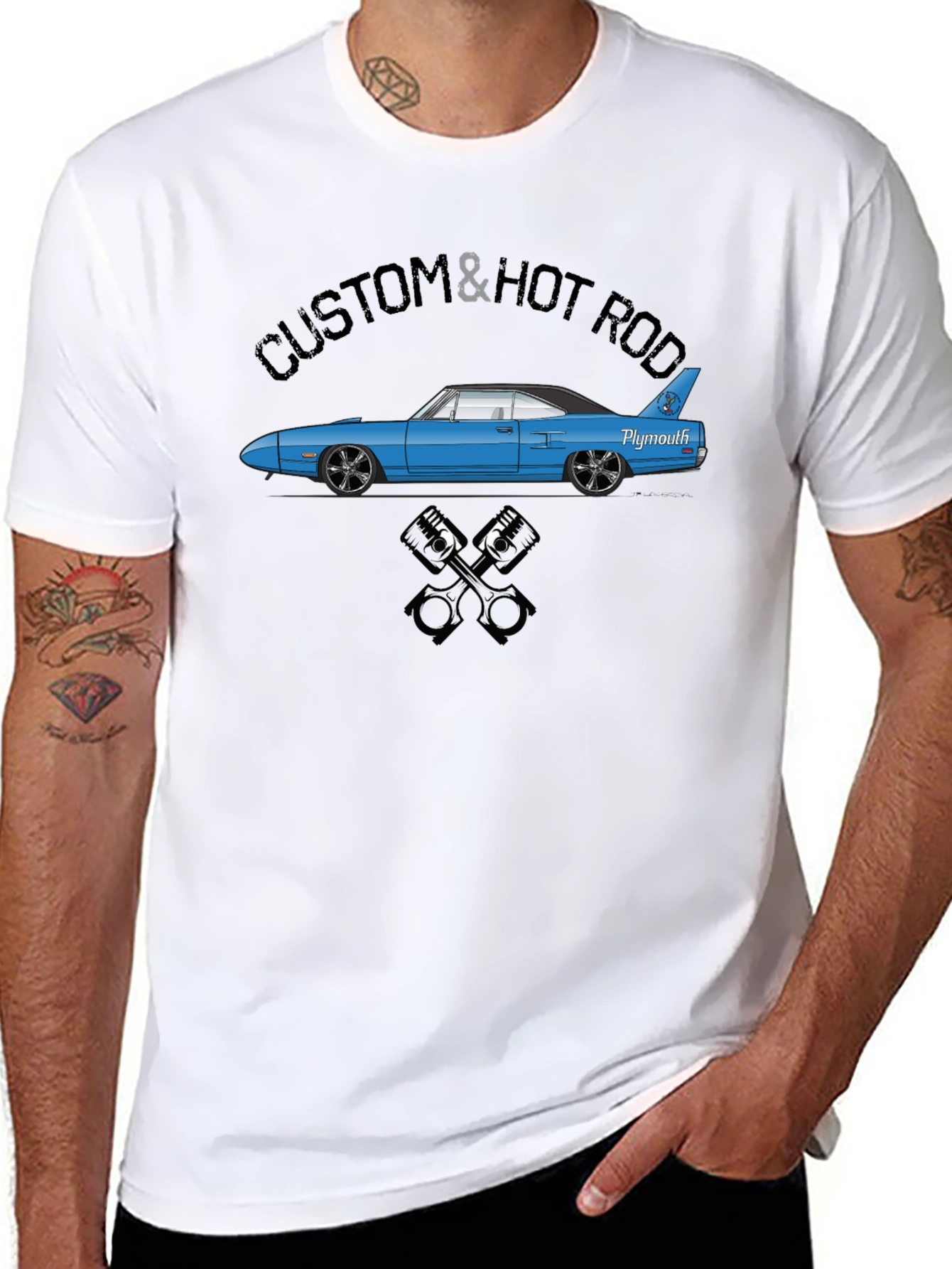 Custom & Hot Rod Car Graphic T-Shirt