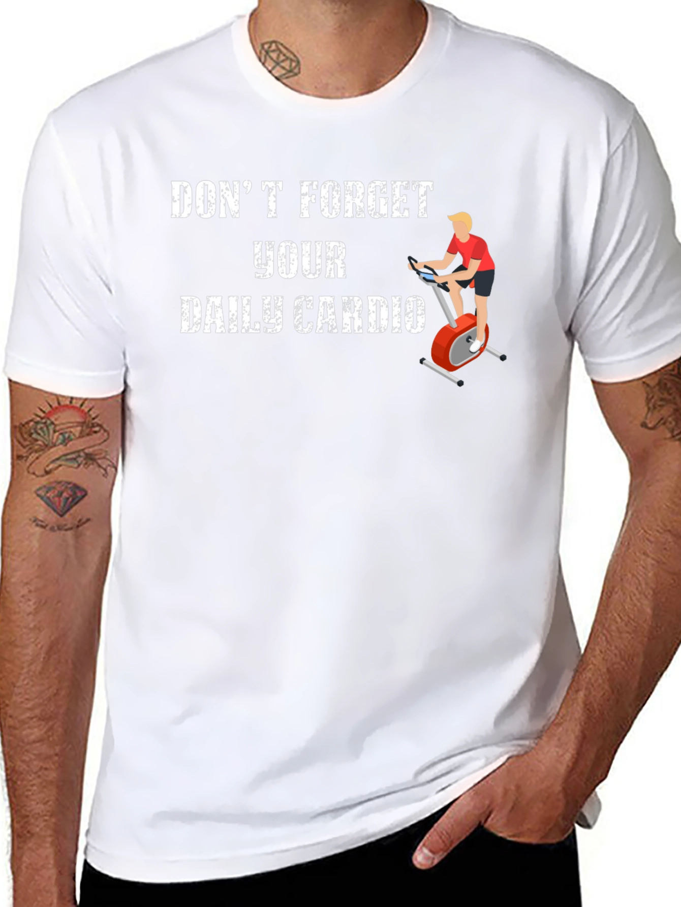 Daily Cardio T-Shirt - Fitness Motivation Tee