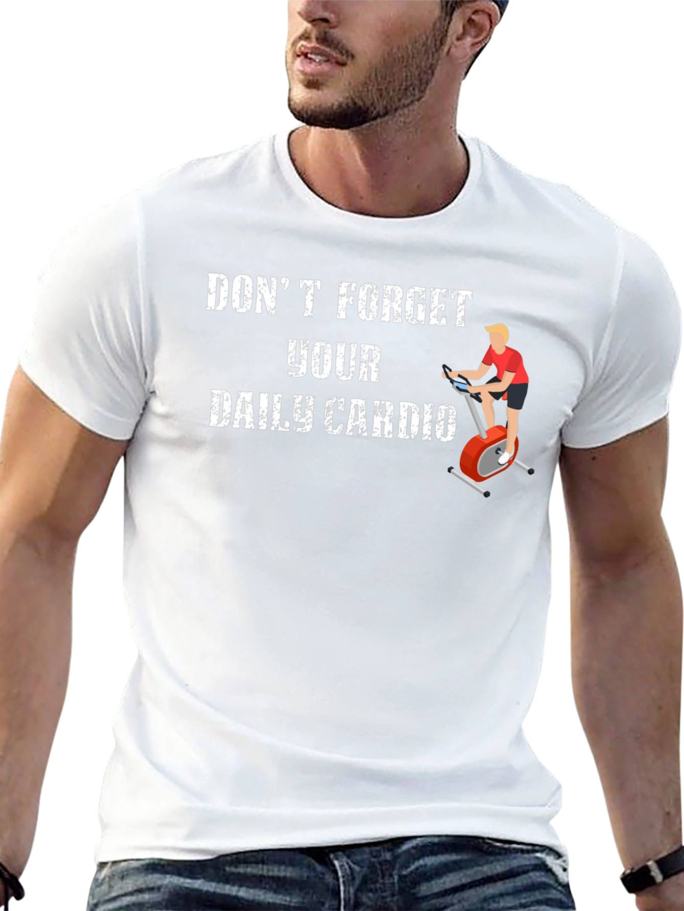 Daily Cardio T-Shirt - Fitness Motivation Tee