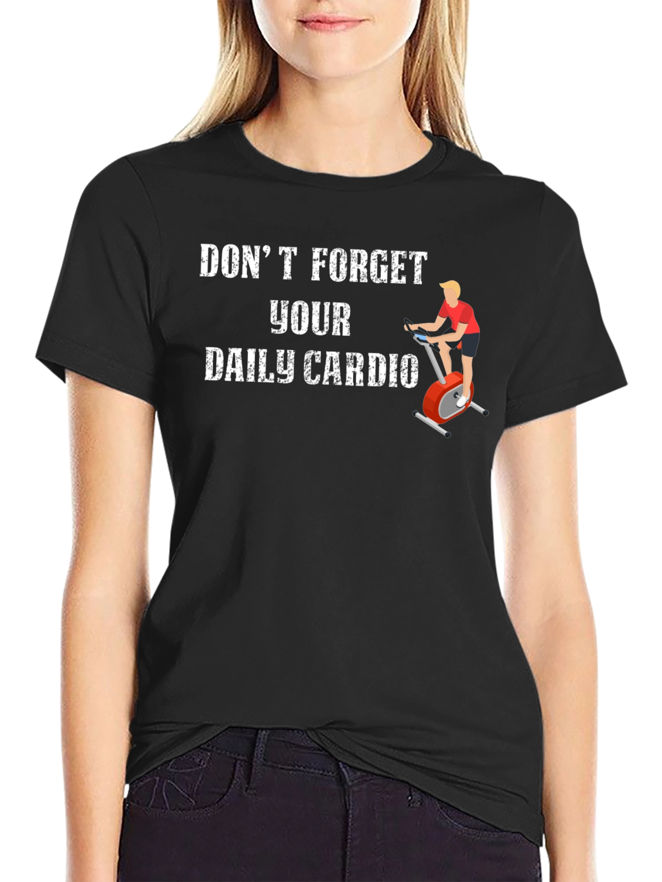 Daily Cardio T-Shirt - Fitness Motivation Tee