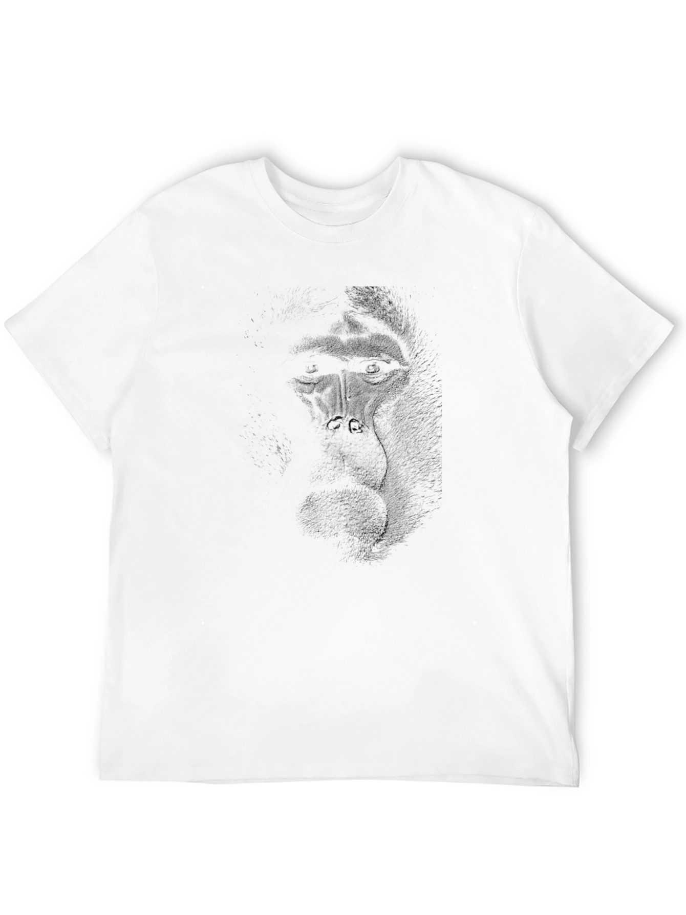 Graphic Monkey T-Shirt - Black
