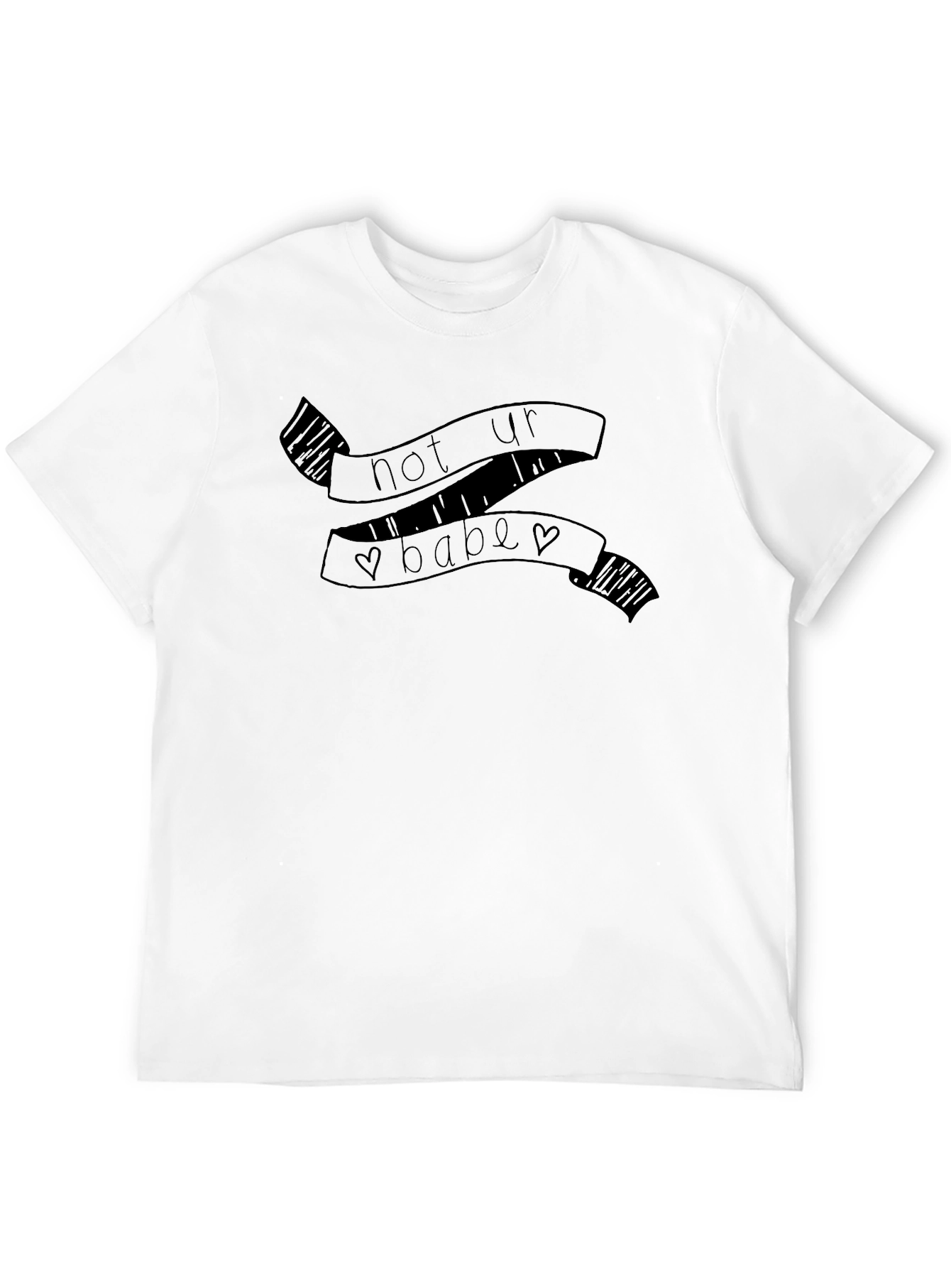 Not Your Babe Graphic T-Shirt - Black