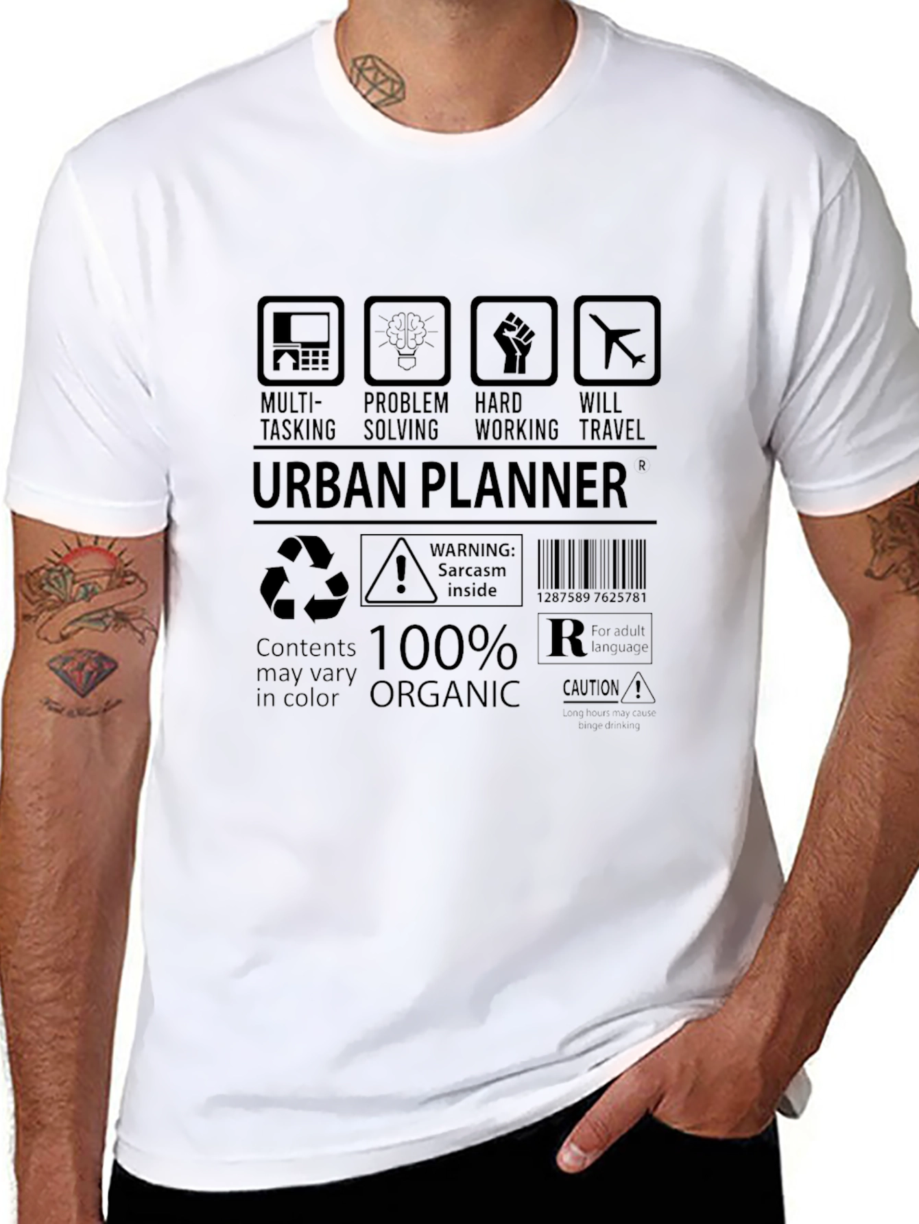 Urban Planner Graphic Tee - 100% Organic