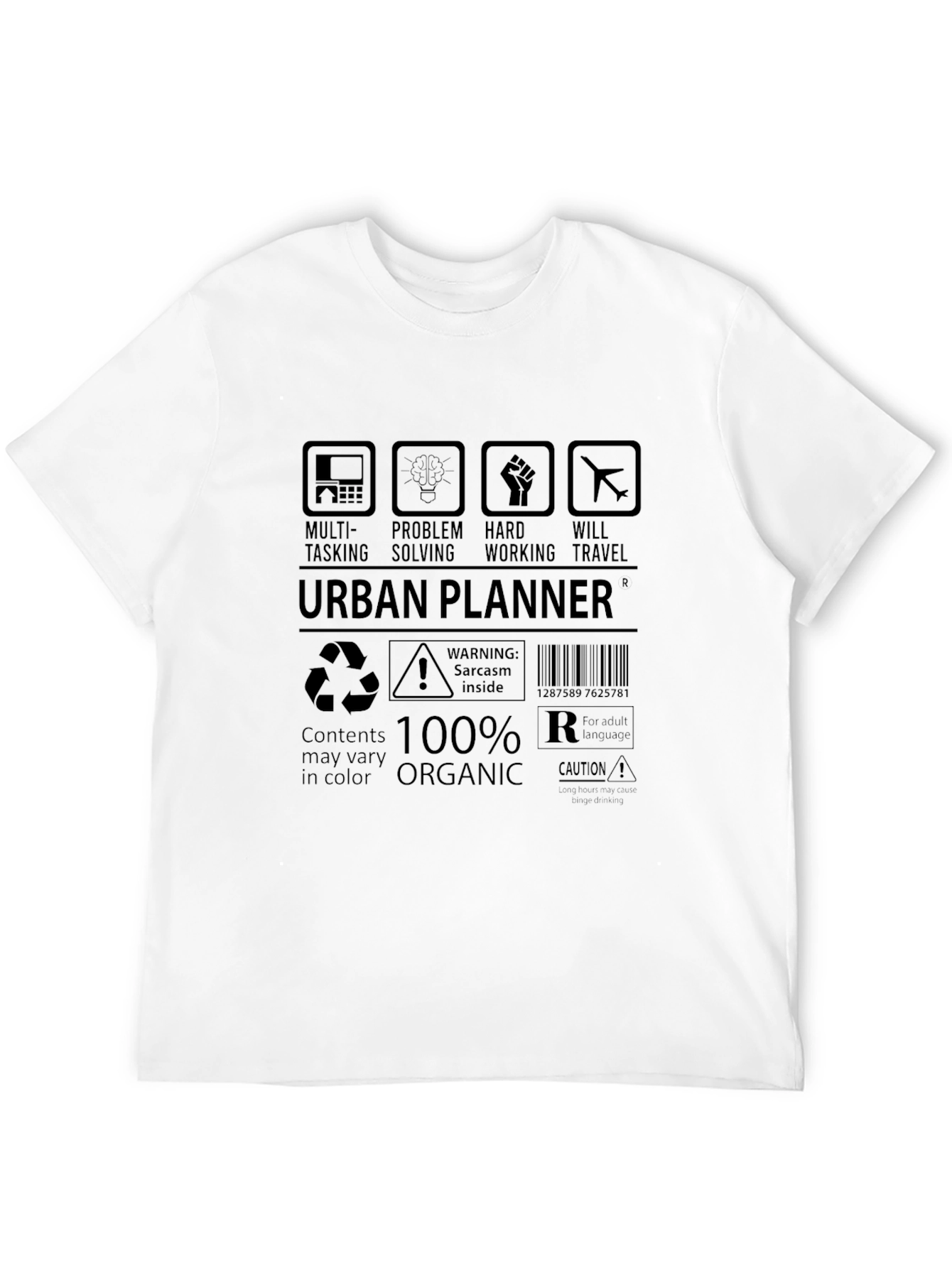 Urban Planner Graphic Tee - 100% Organic