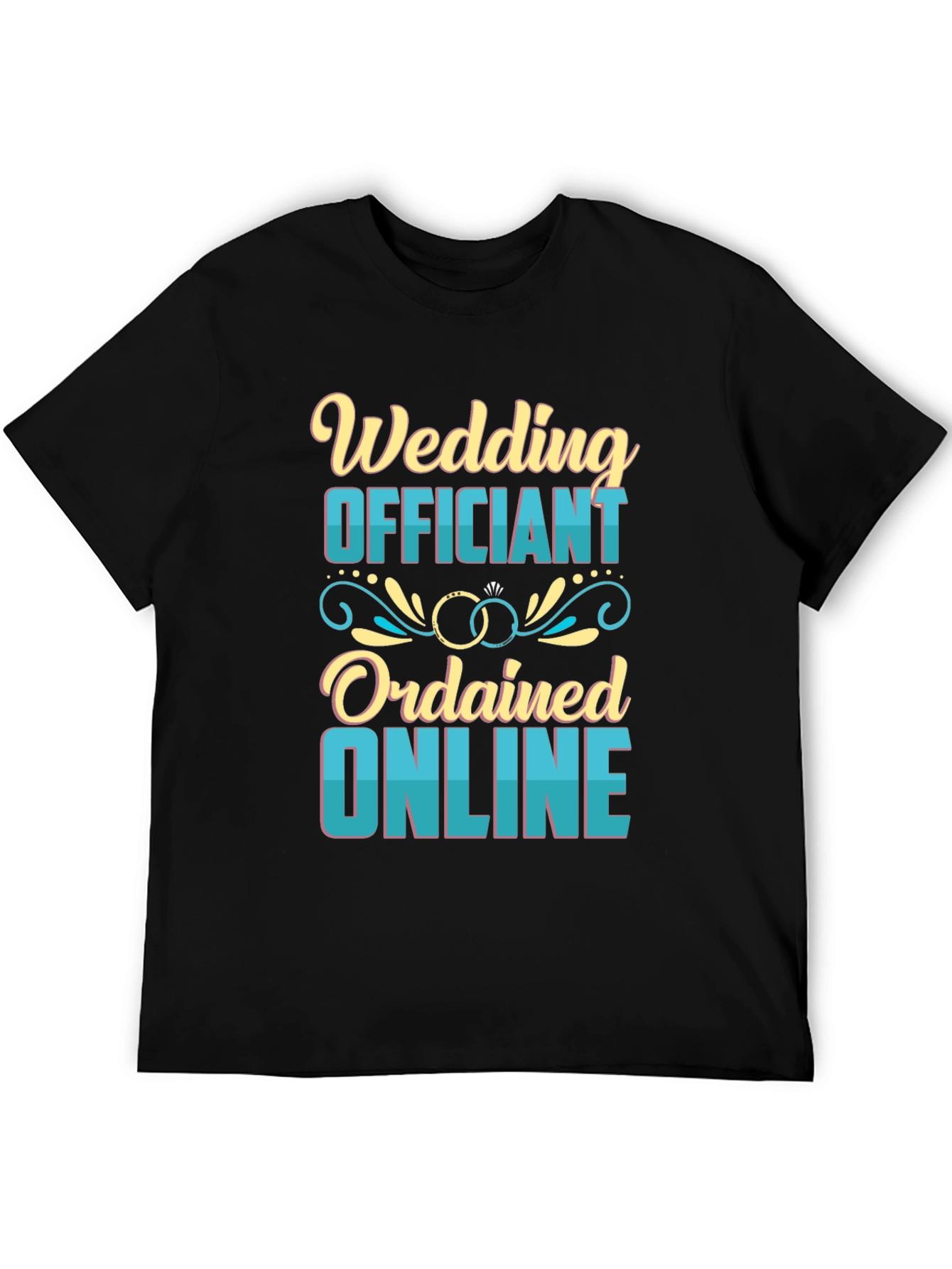 Wedding Officiant T-Shirt - Ordained Online Tee