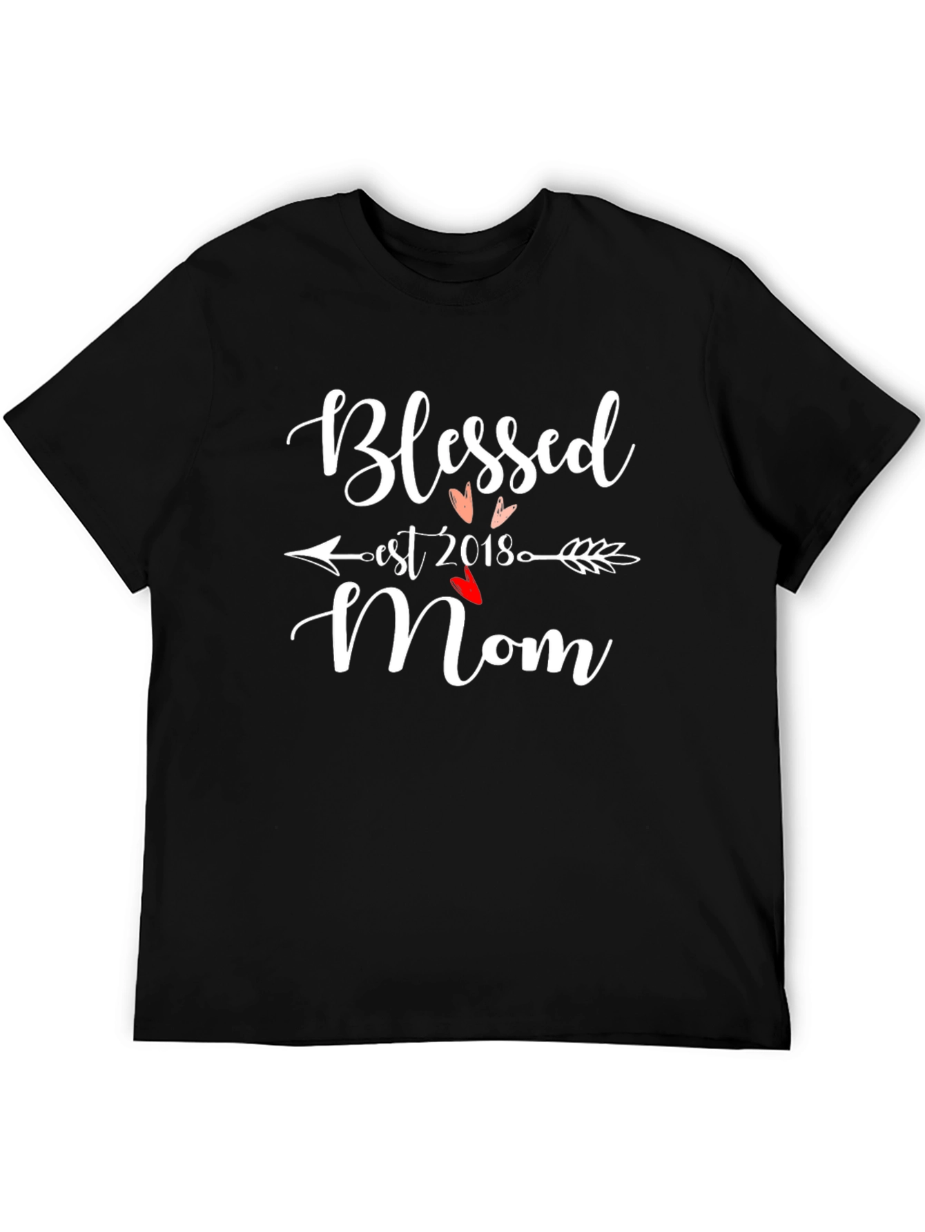 Blessed Mom Est. 2018 Graphic Tee