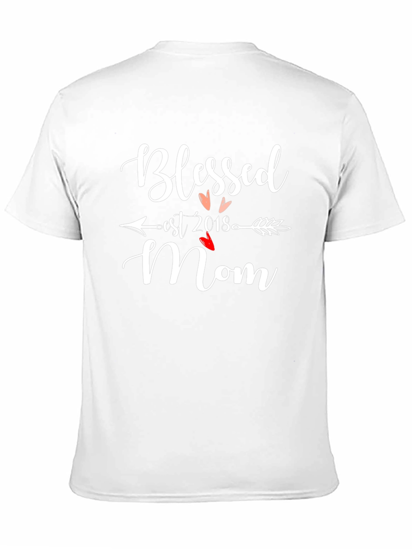 Blessed Mom Est. 2018 Graphic Tee
