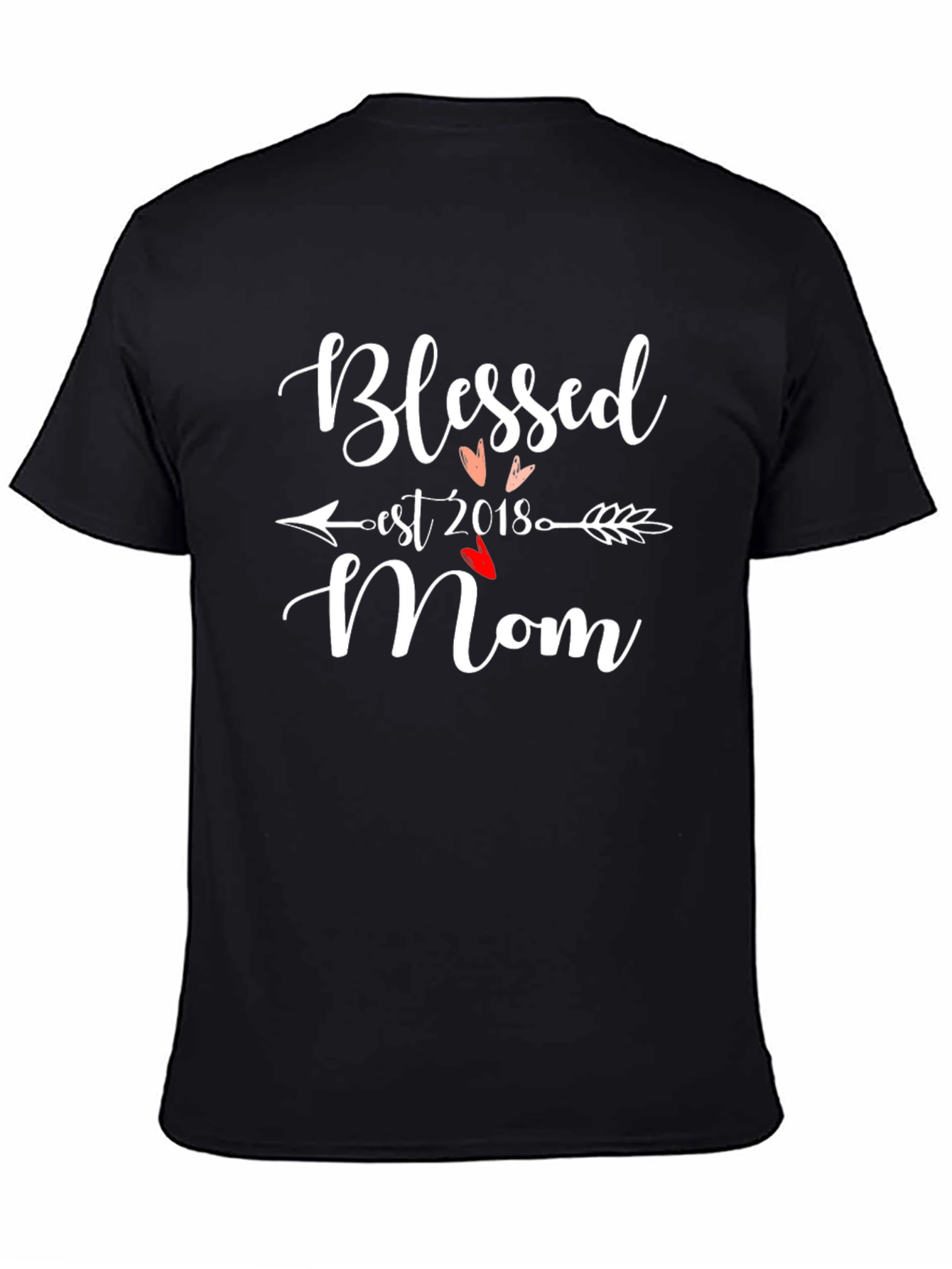 Blessed Mom Est. 2018 Graphic Tee