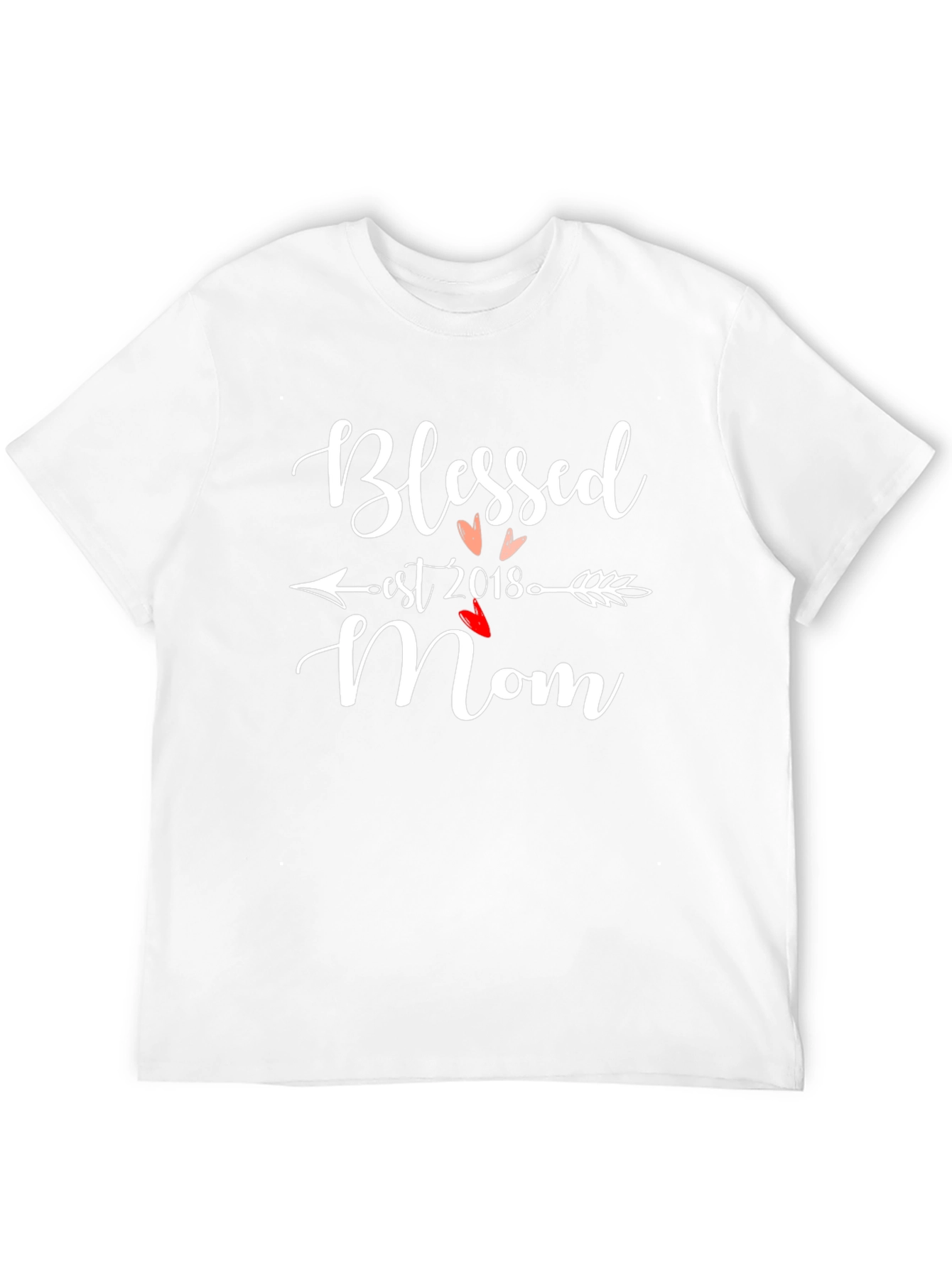 Blessed Mom Est. 2018 Graphic Tee