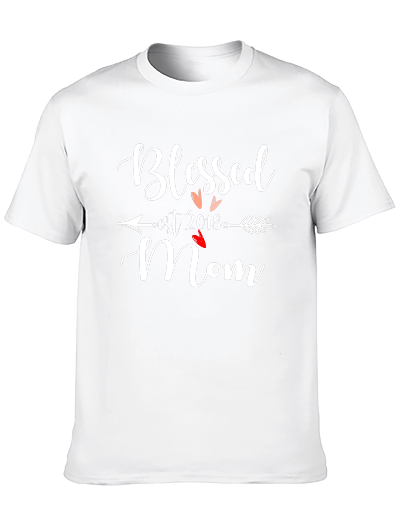 Blessed Mom Est. 2018 Graphic Tee