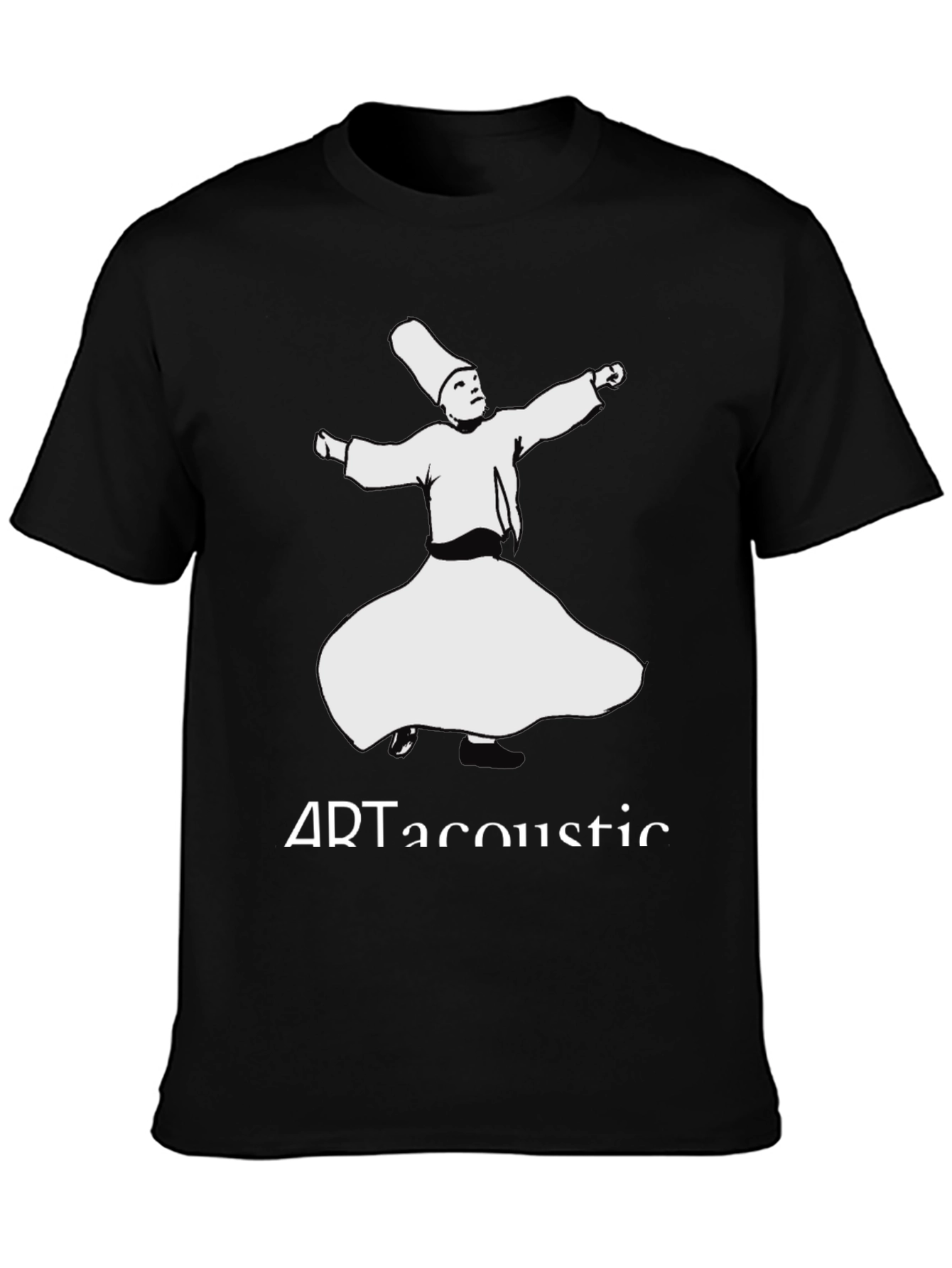 ArtAcoustic Whirling Dervish T-Shirt - Black