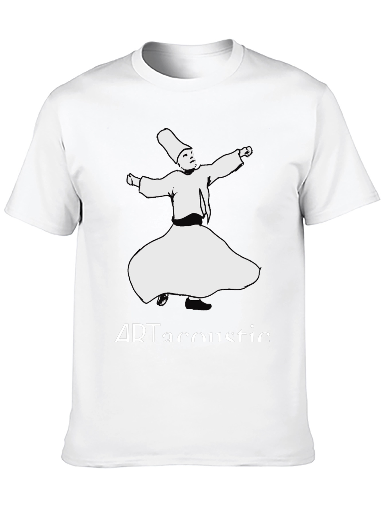ArtAcoustic Whirling Dervish T-Shirt - Black