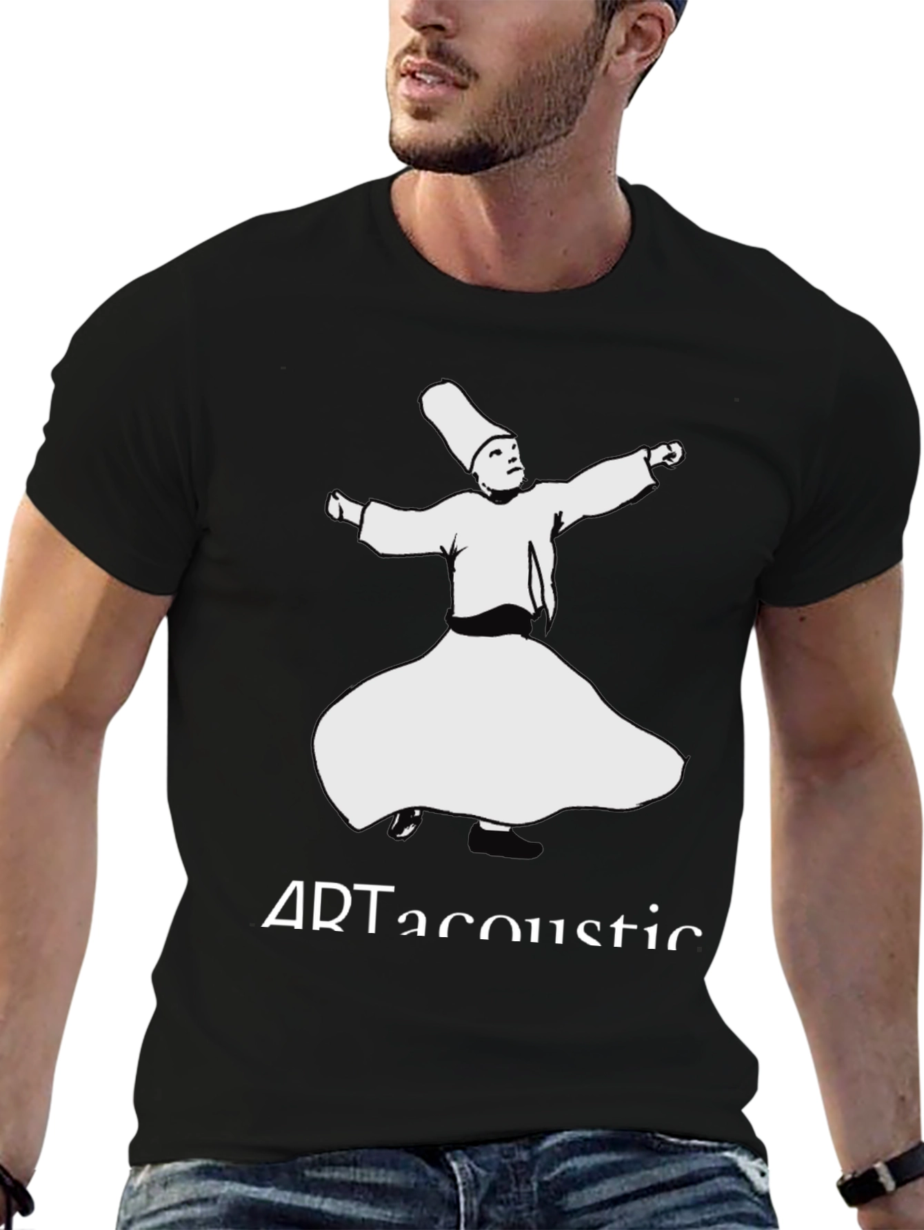 ArtAcoustic Whirling Dervish T-Shirt - Black