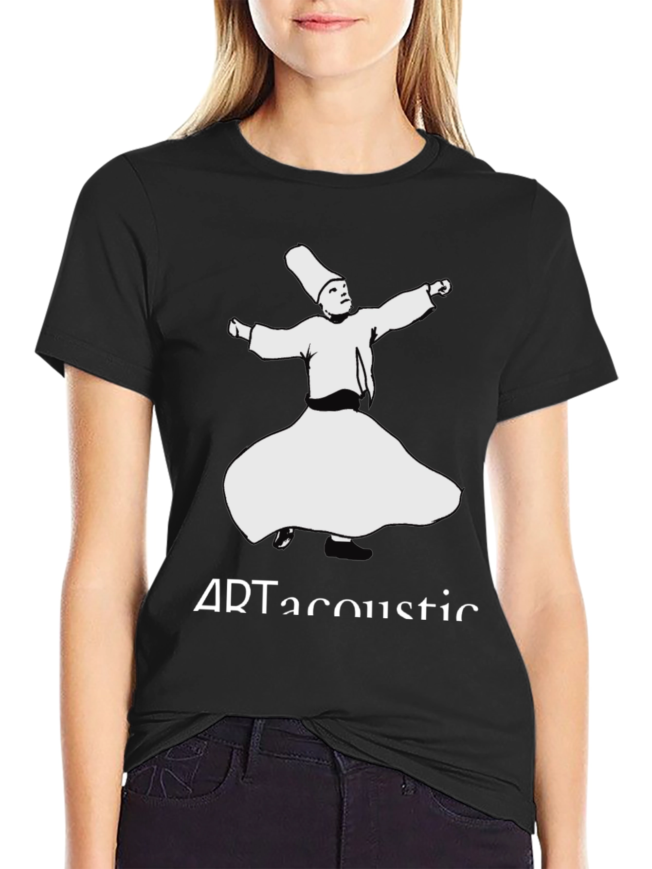 ArtAcoustic Whirling Dervish T-Shirt - Black