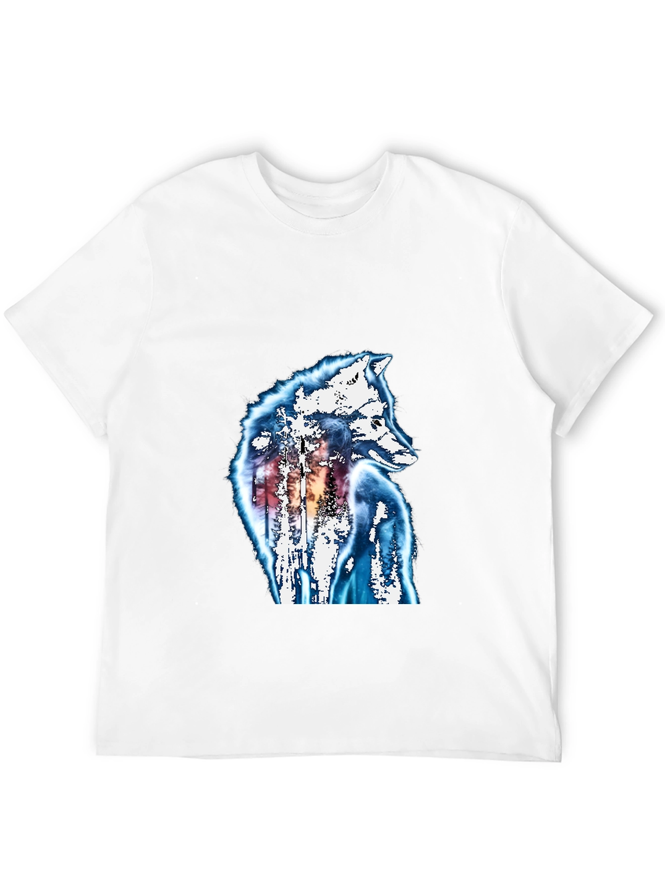 Wolf Graphic Black T-Shirt