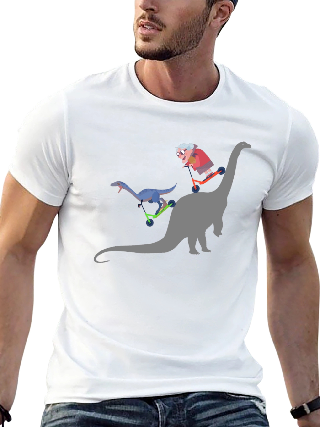 Dinosaur & Granny T-Shirt