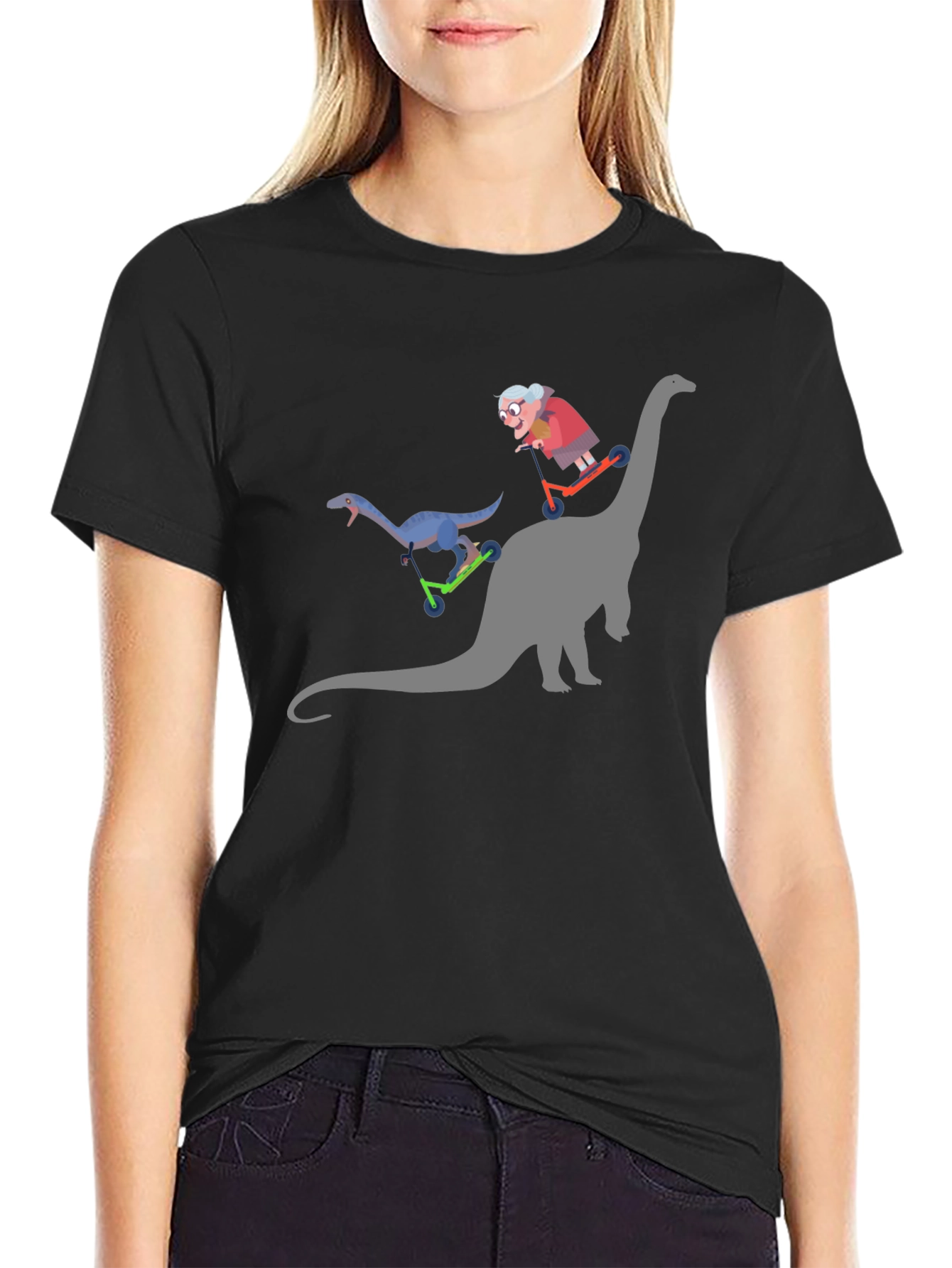 Dinosaur & Granny T-Shirt