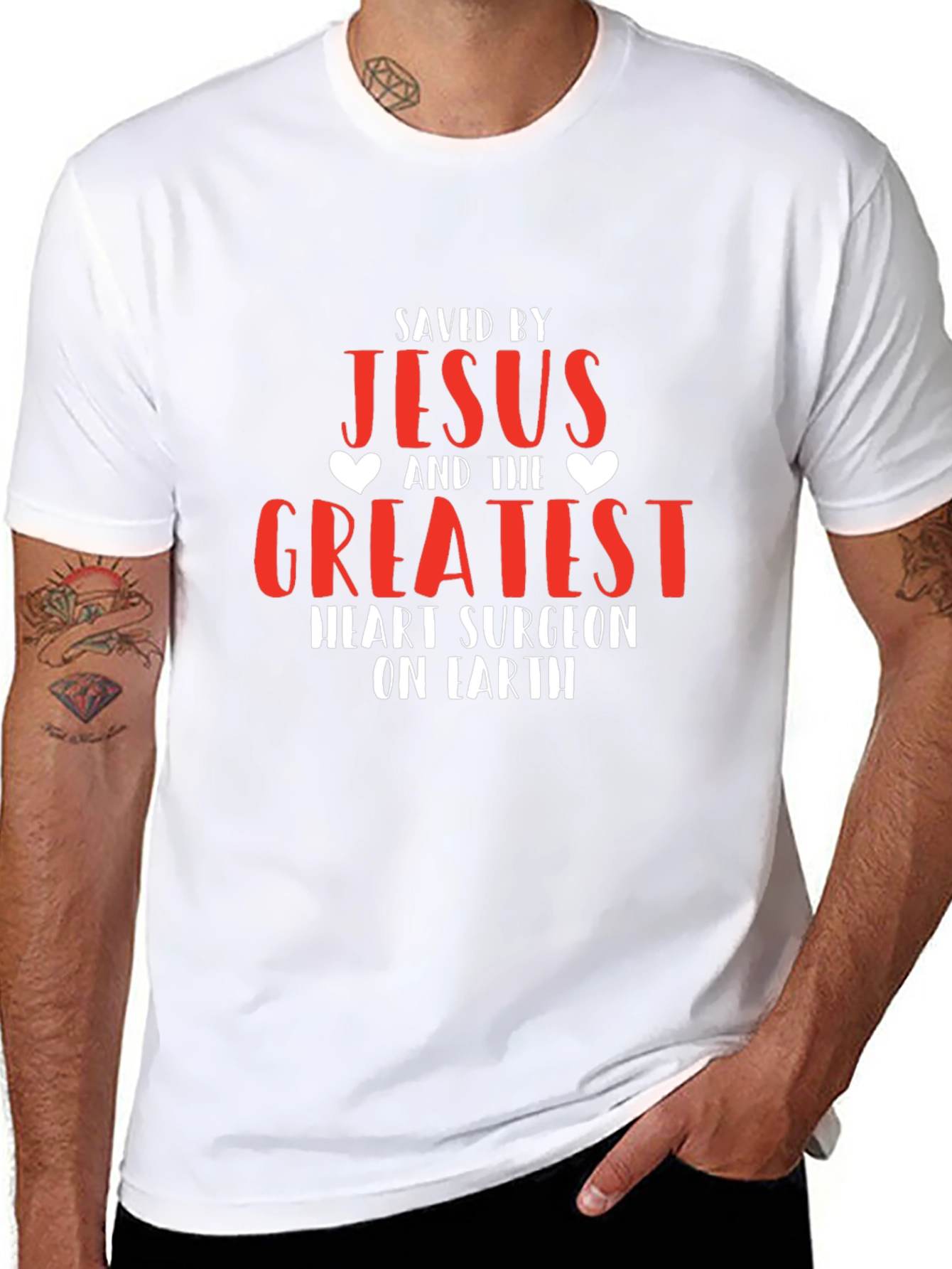 Saved by Jesus Heart Surgeon T-Shirt