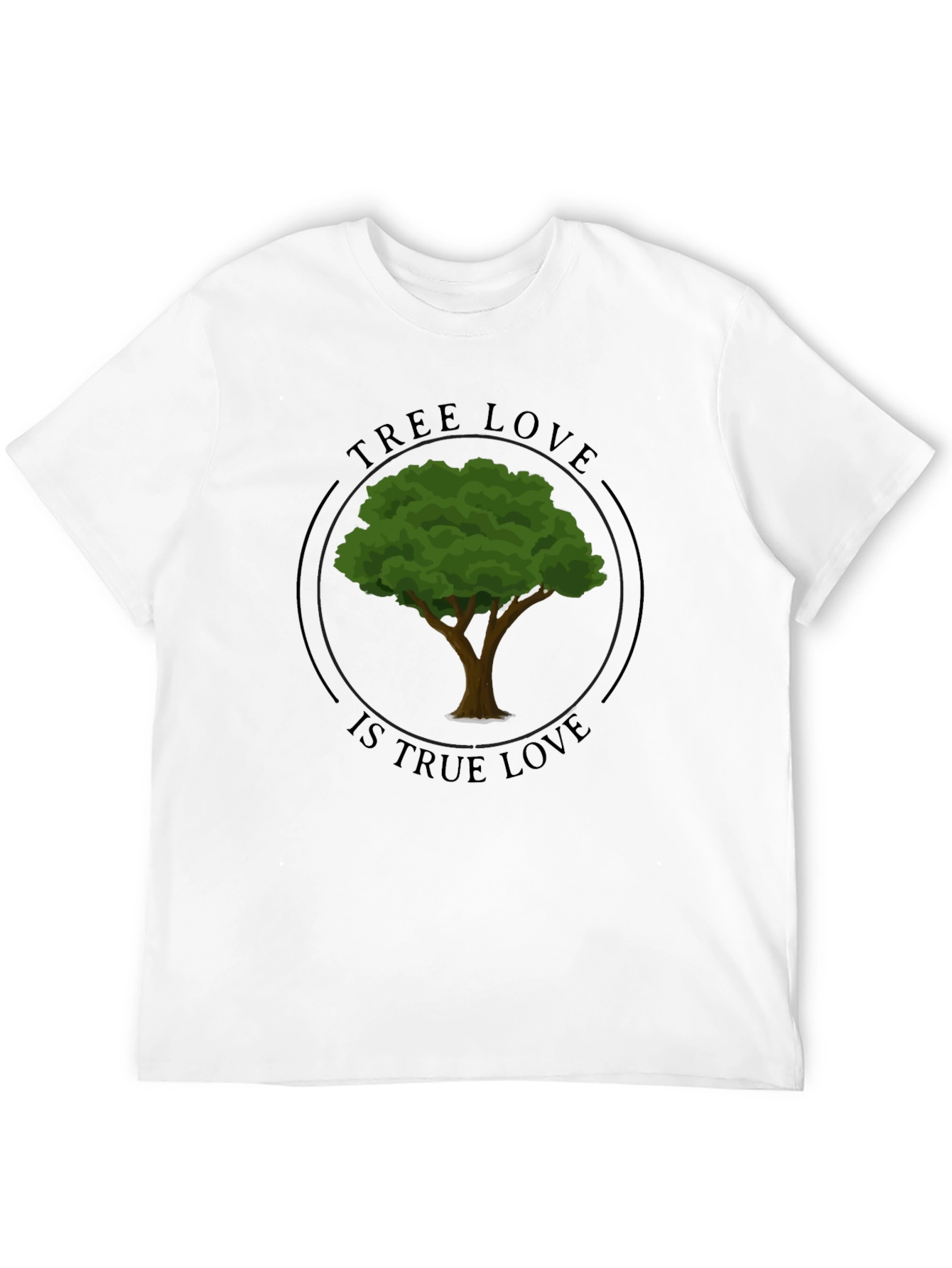 Tree Love Graphic Tee - Black Unisex T-Shirt