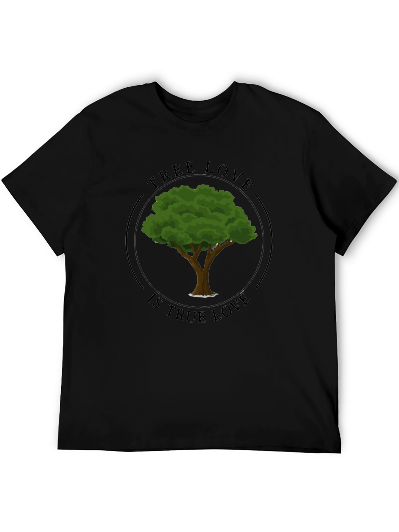 Tree Love Graphic Tee - Black Unisex T-Shirt