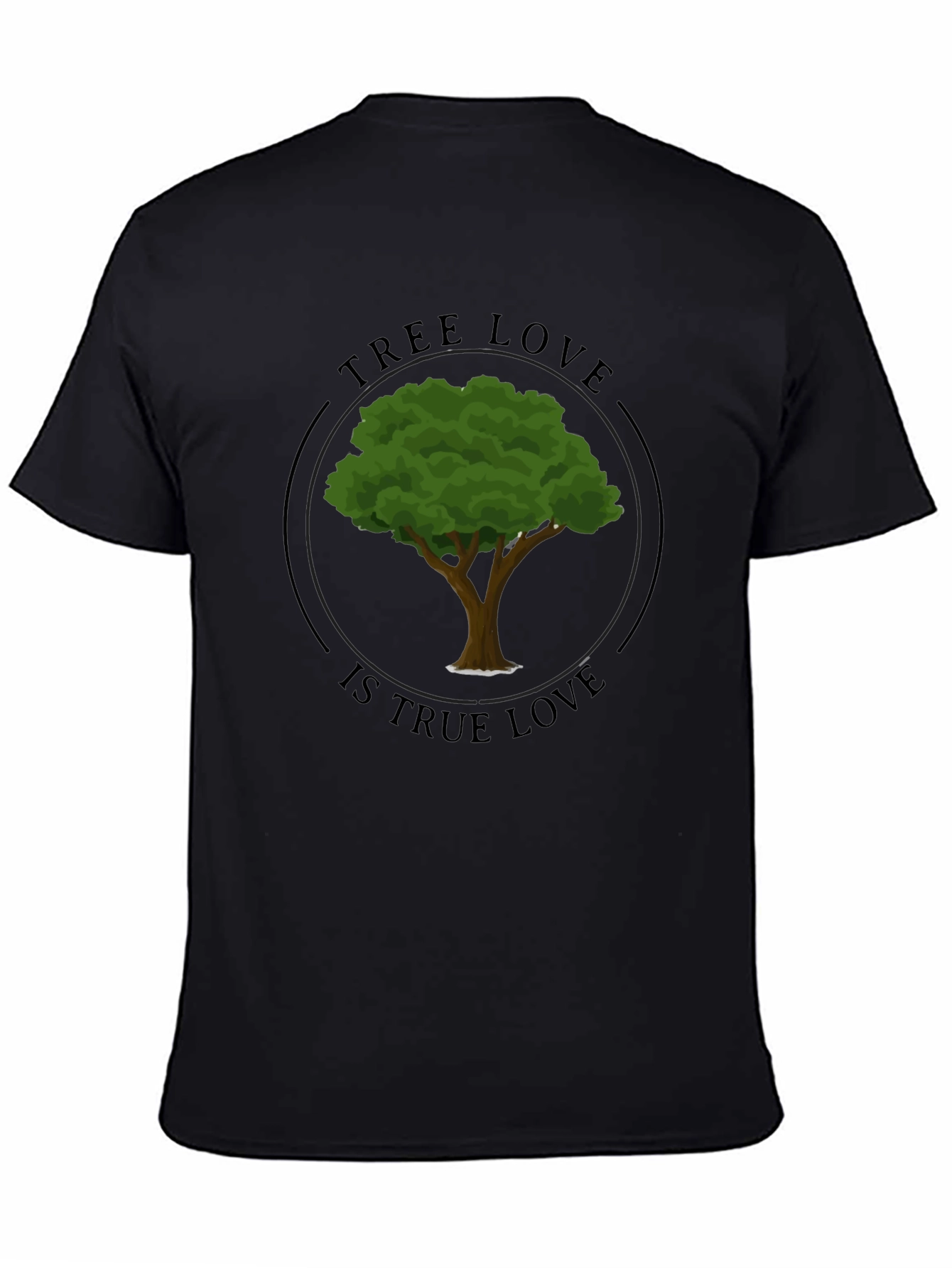Tree Love Graphic Tee - Black Unisex T-Shirt