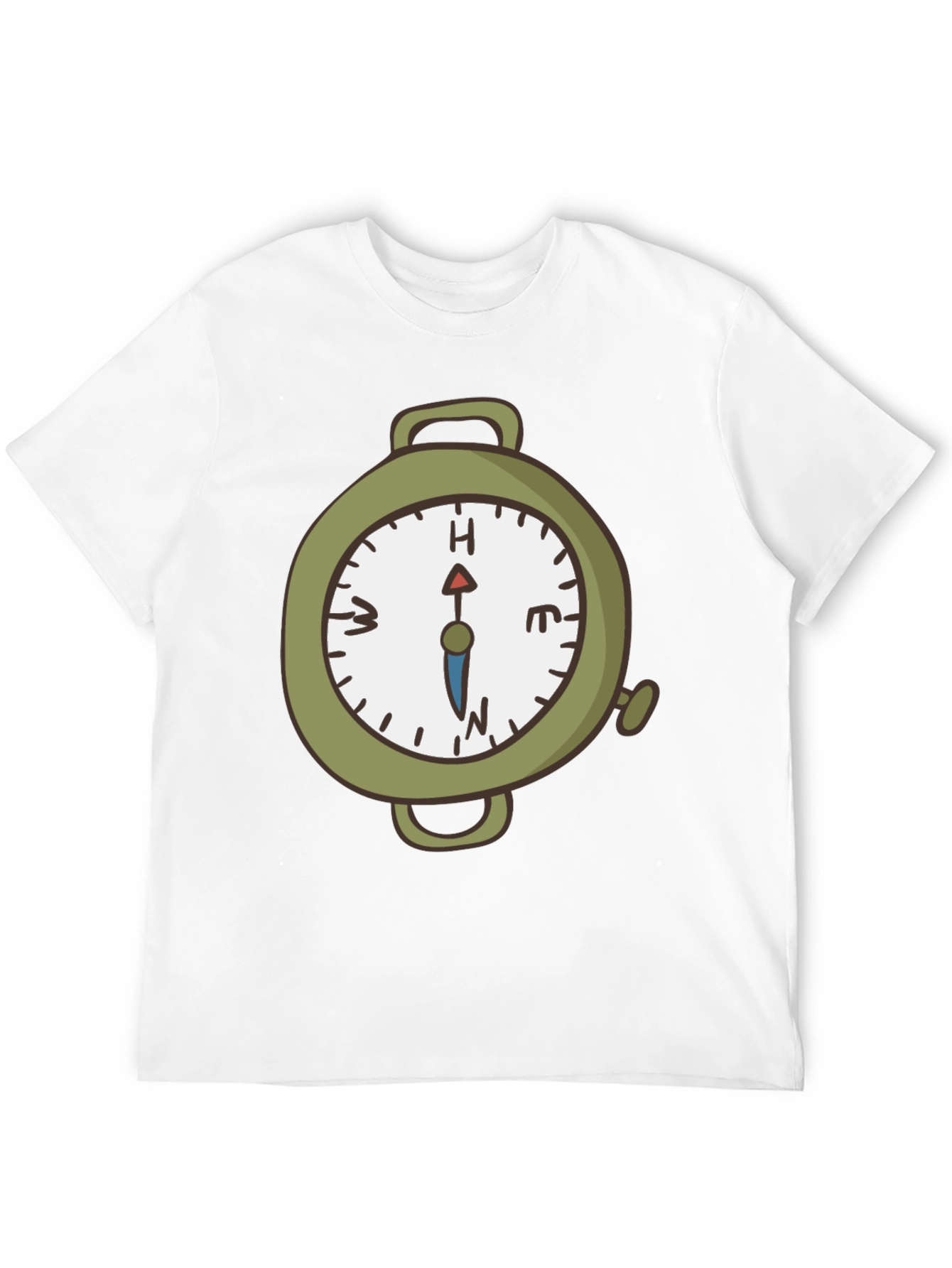 Compass Graphic Black T-Shirt