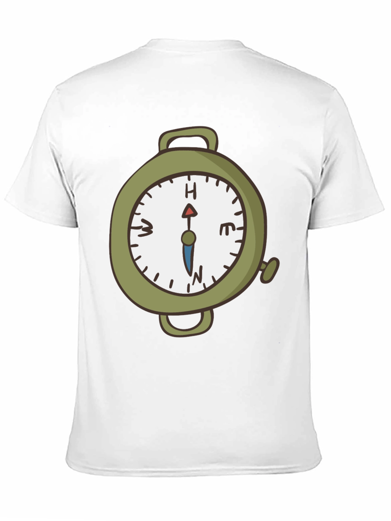 Compass Graphic Black T-Shirt