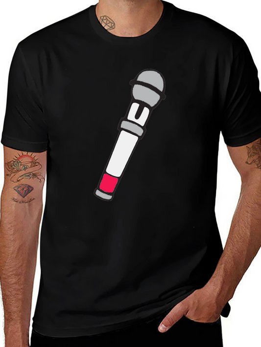 Karaoke King T-Shirt - Microphone Graphic Tee