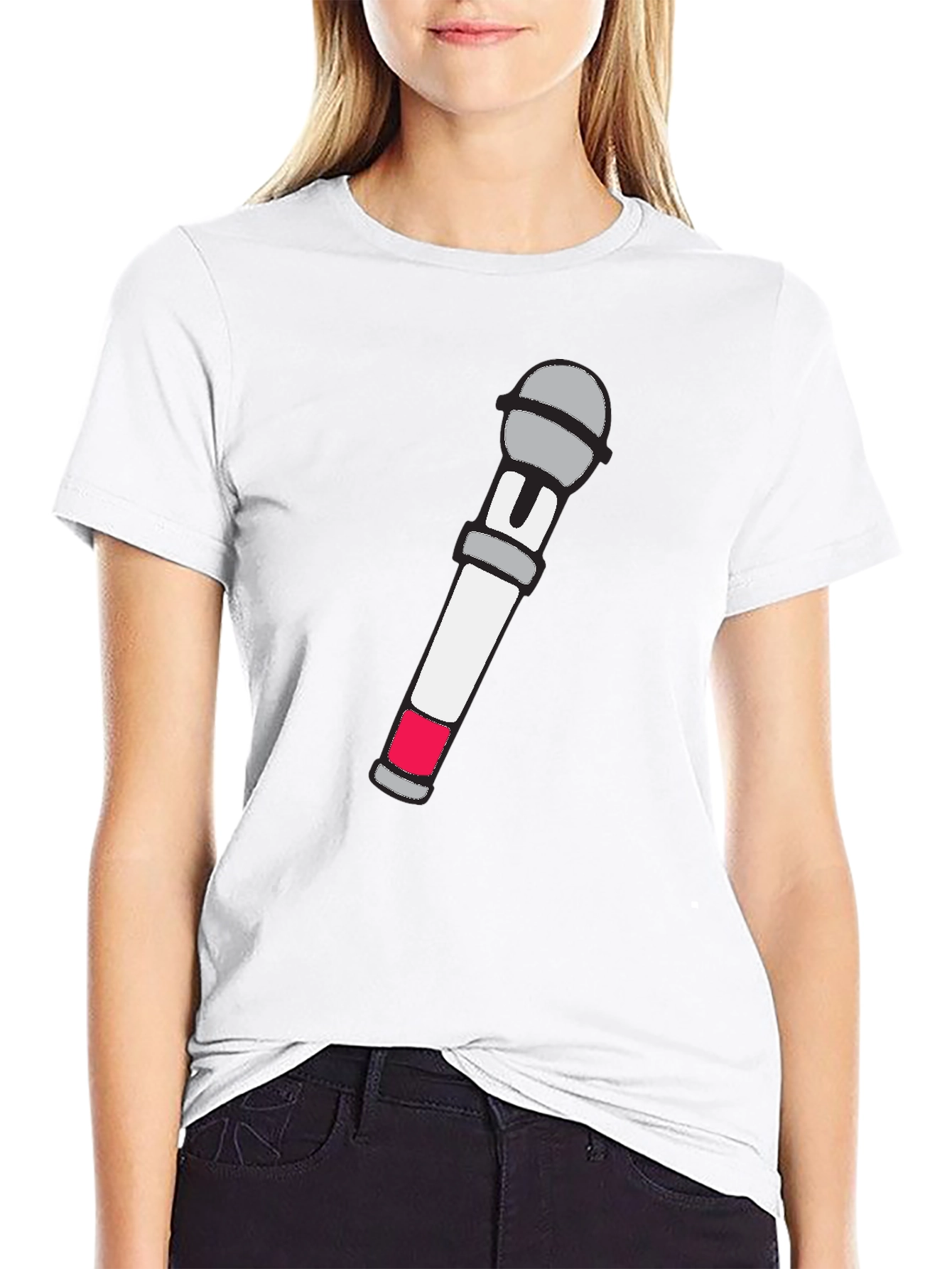 Karaoke King T-Shirt - Microphone Graphic Tee