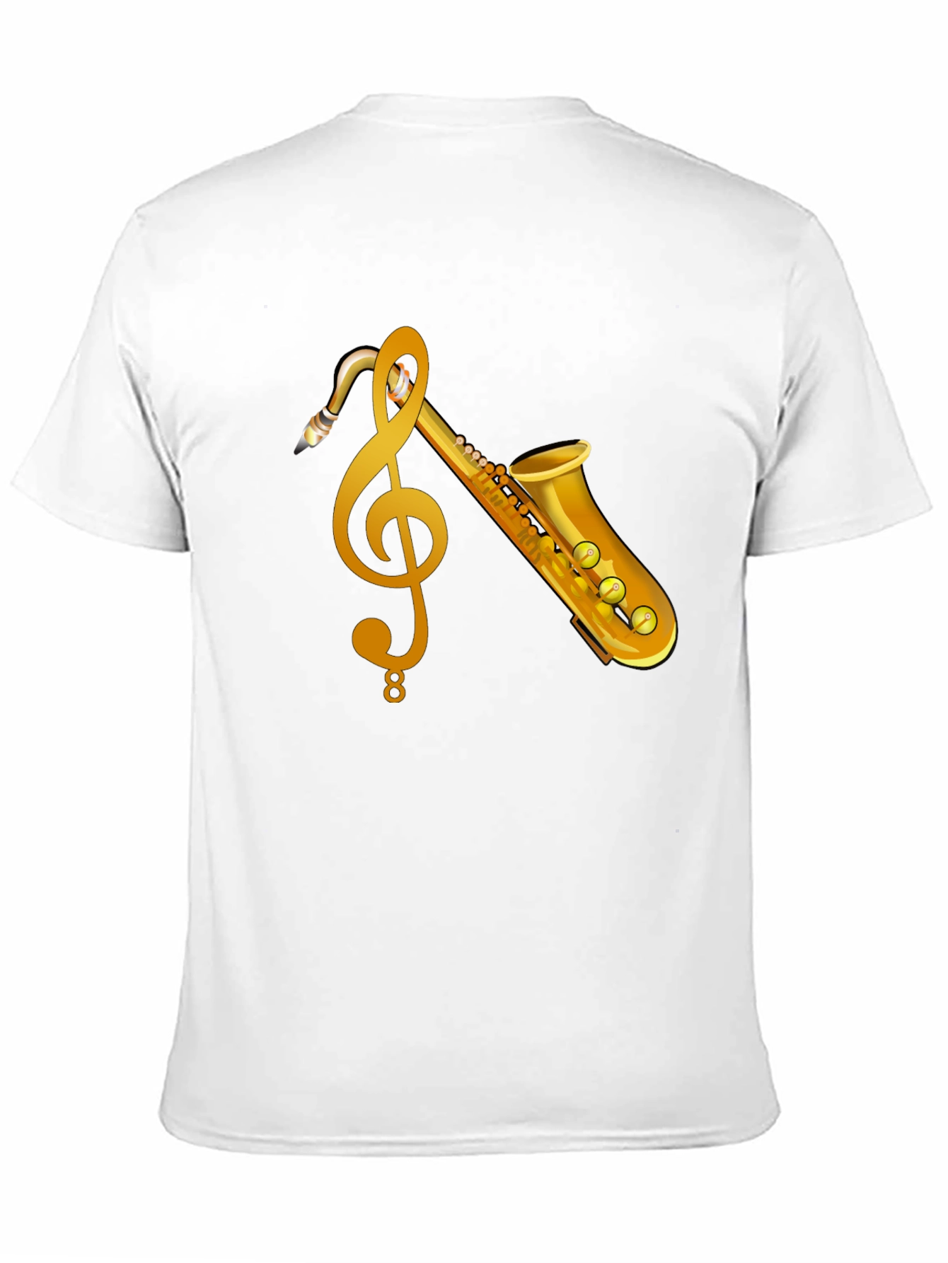 Musical Saxophone Graphic T-Shirt