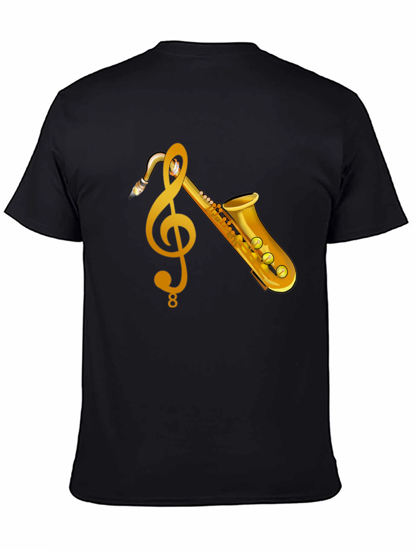 Musical Saxophone Graphic T-Shirt