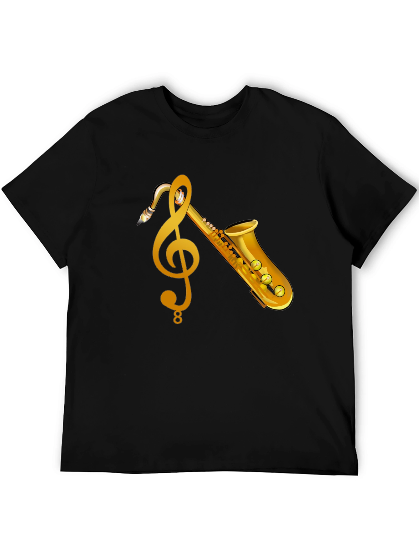 Musical Saxophone Graphic T-Shirt