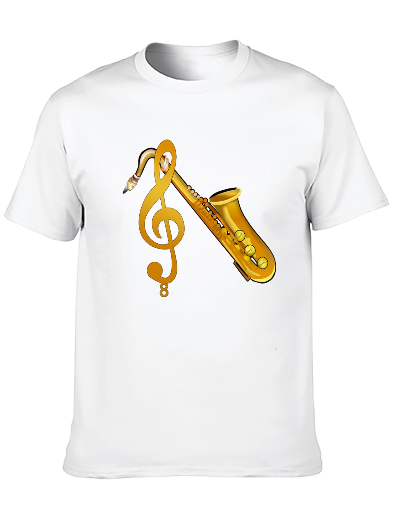 Musical Saxophone Graphic T-Shirt