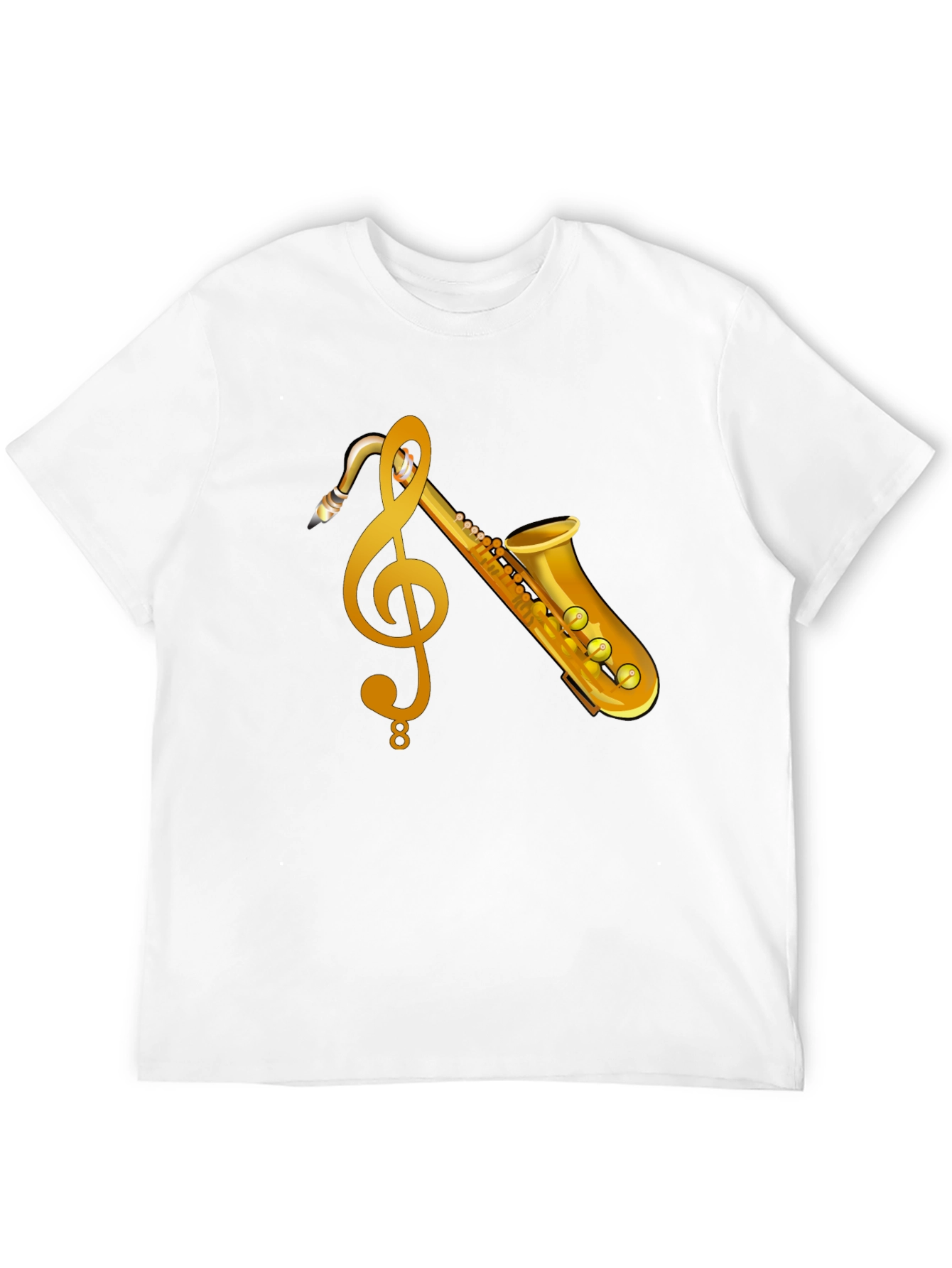 Musical Saxophone Graphic T-Shirt