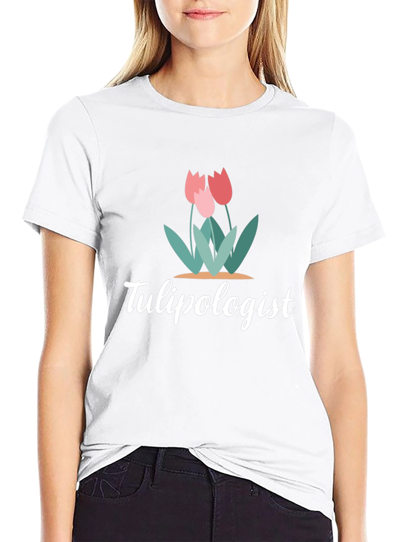 Tulipologist Graphic T-Shirt Floral Design