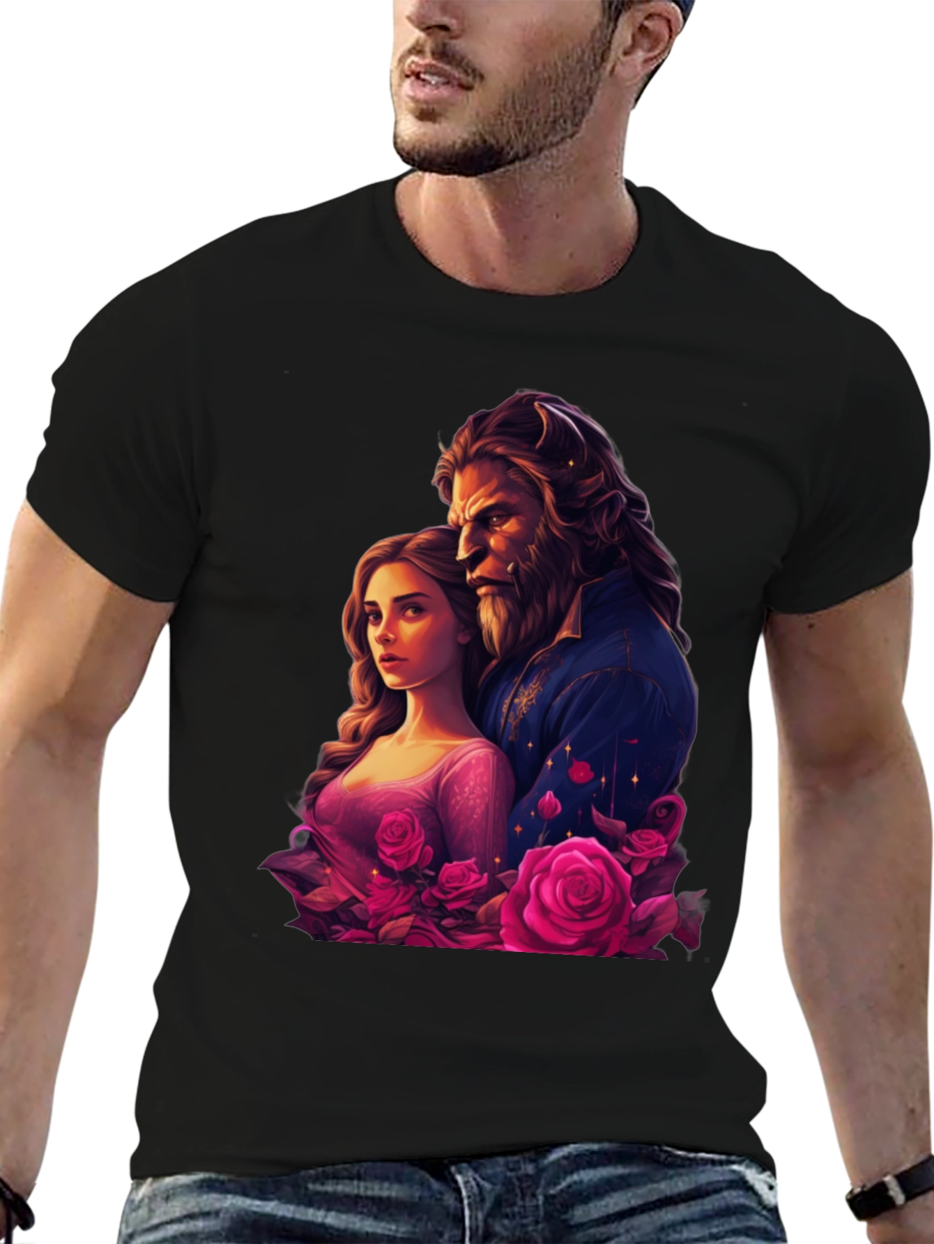Beauty and the Beast Rose T-Shirt