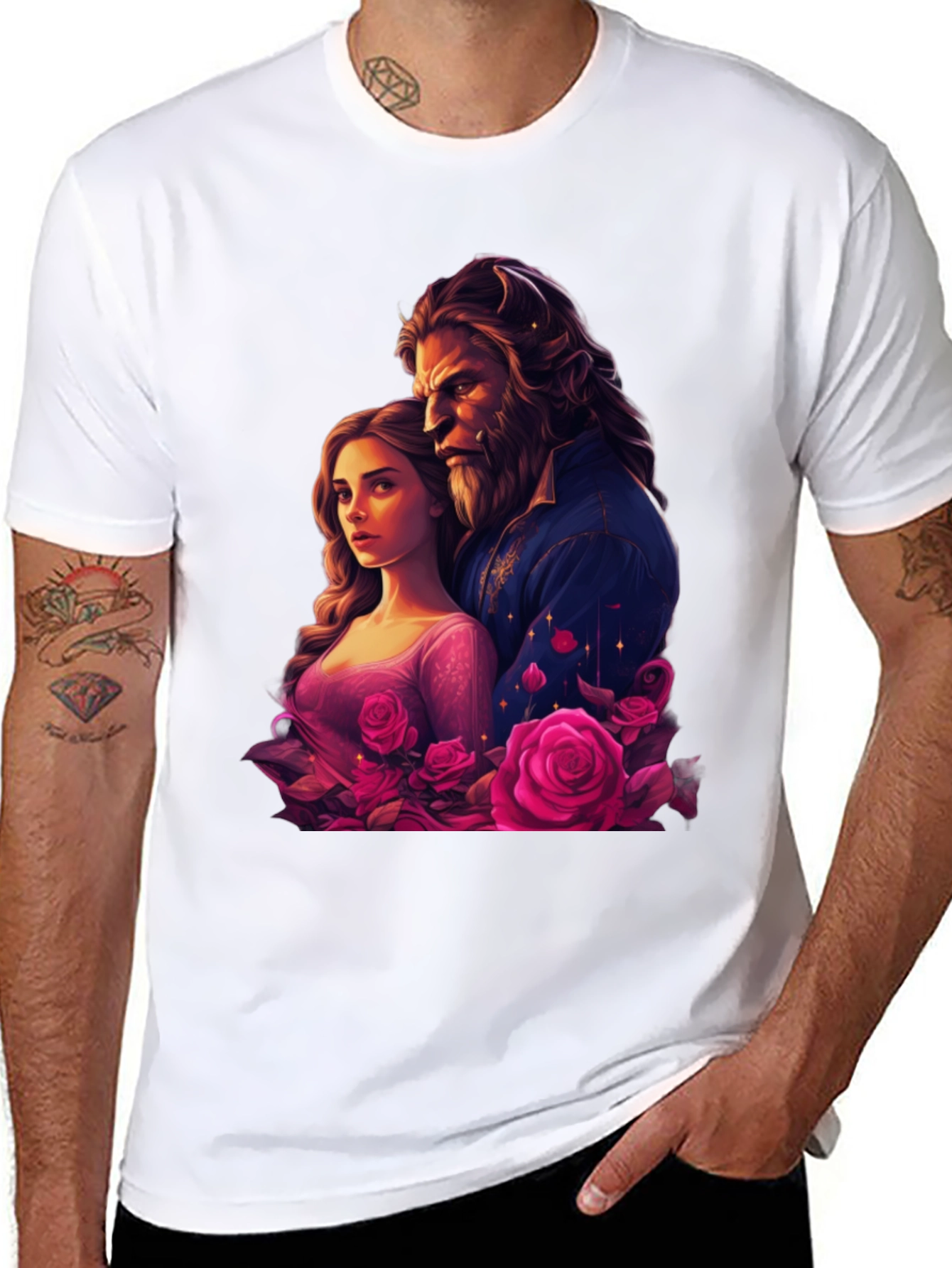 Beauty and the Beast Rose T-Shirt