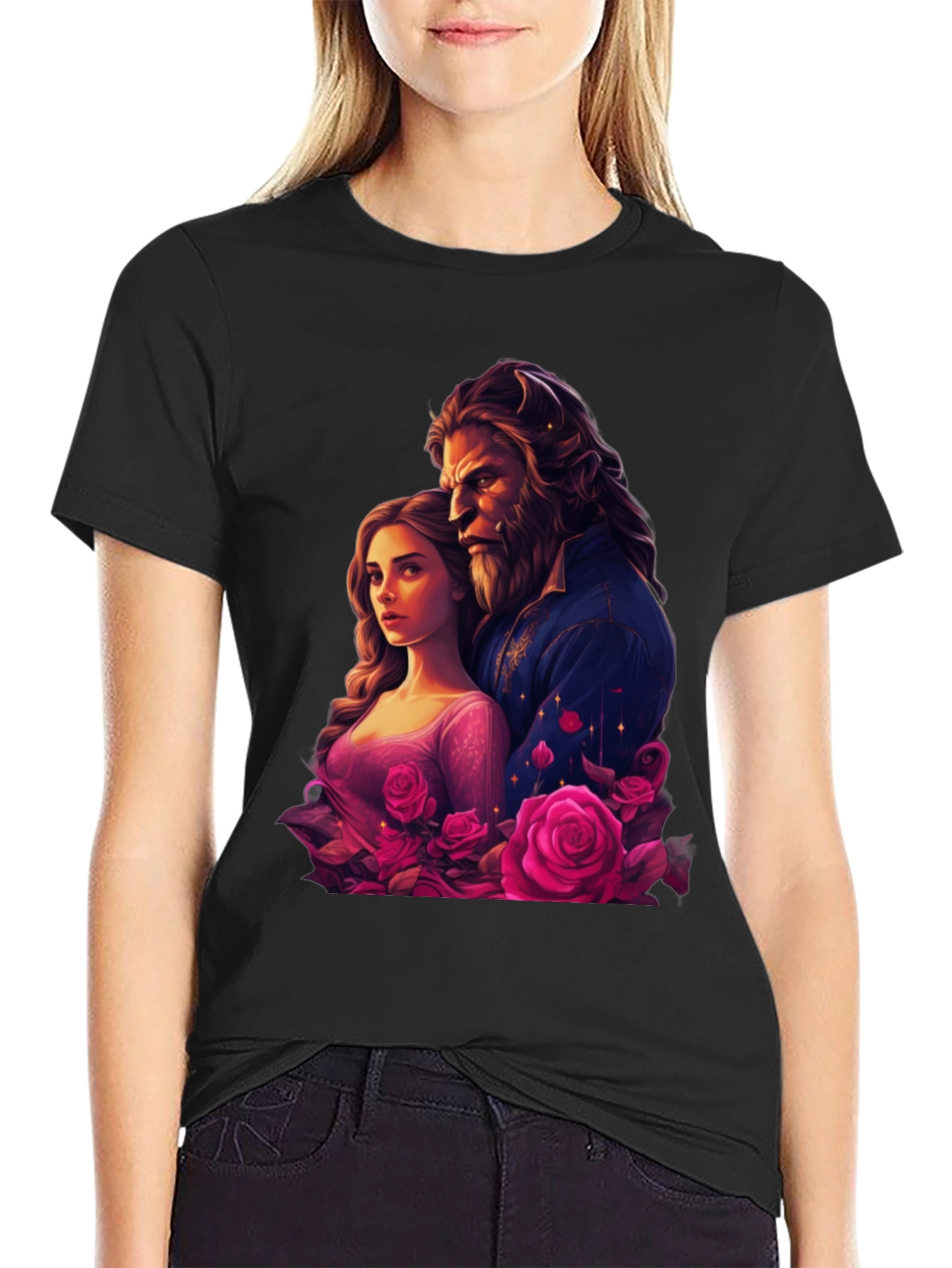 Beauty and the Beast Rose T-Shirt