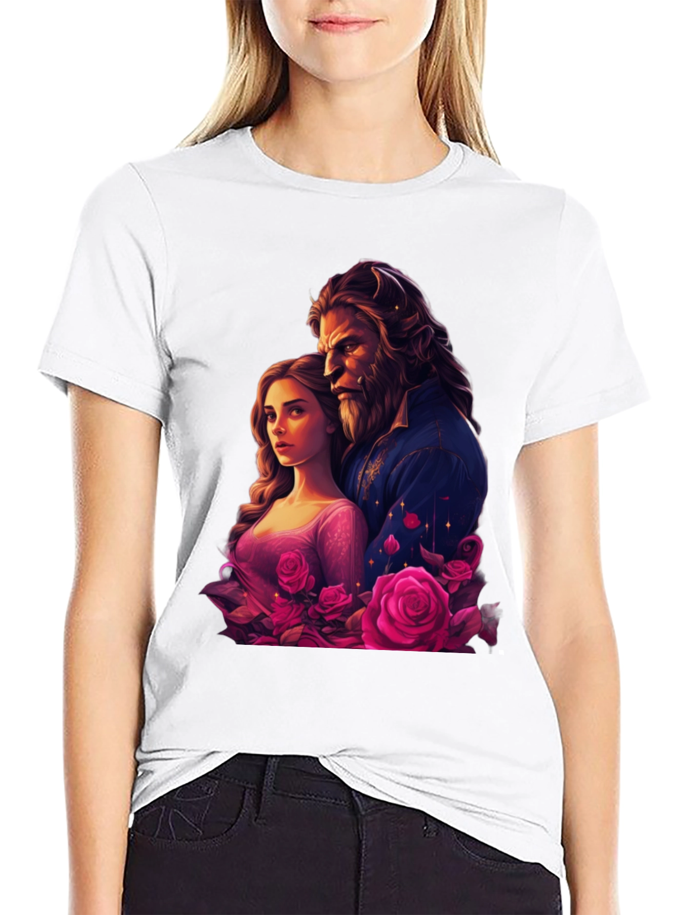 Beauty and the Beast Rose T-Shirt