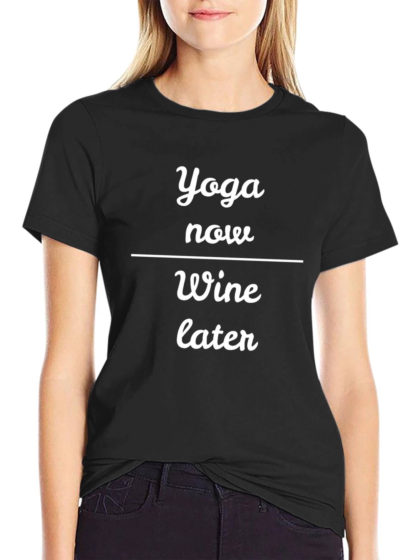 Yoga Now Wine Later T-Shirt
