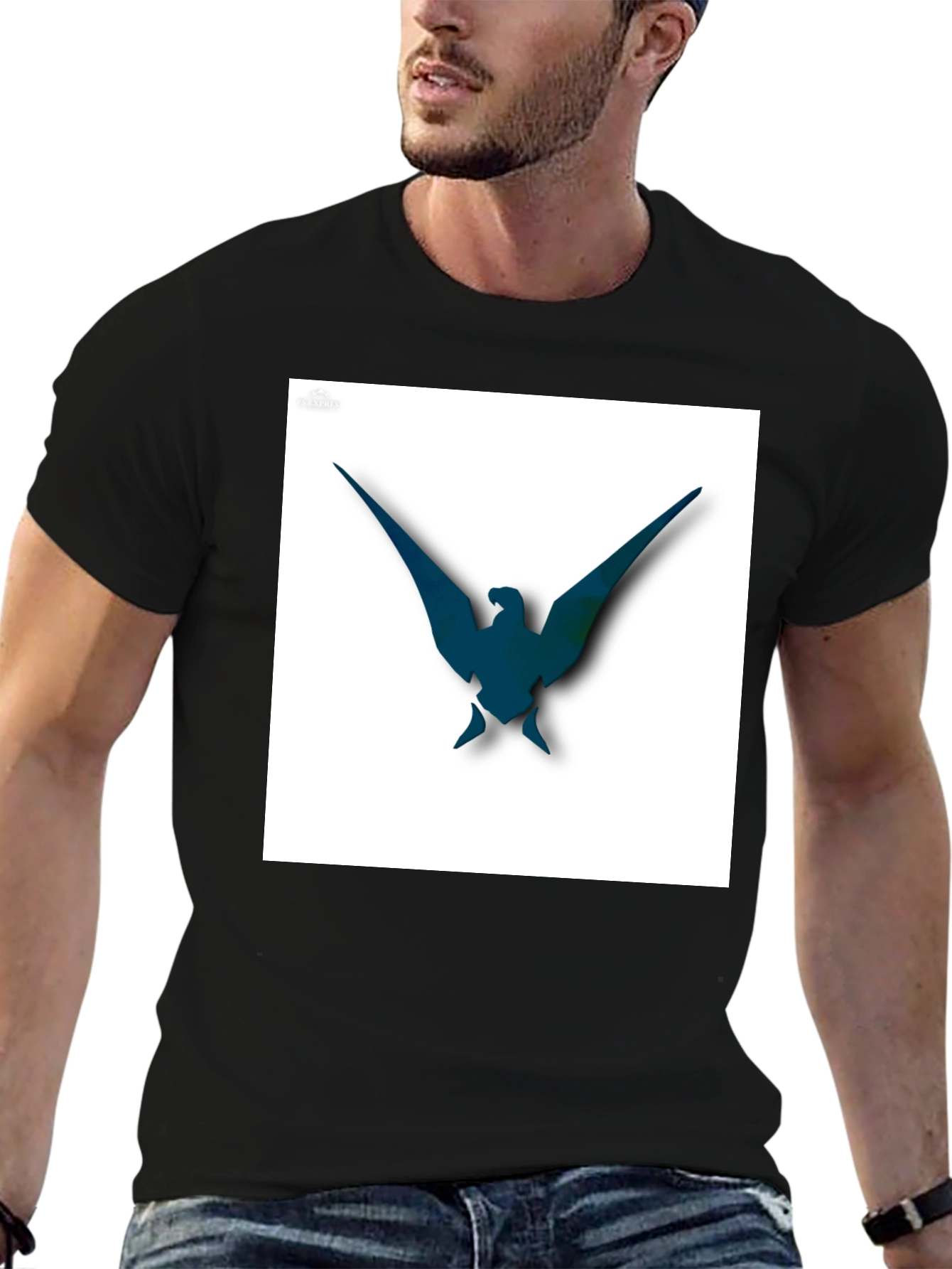 Eagle Graphic Black T-Shirt - Stylish and Comfortable