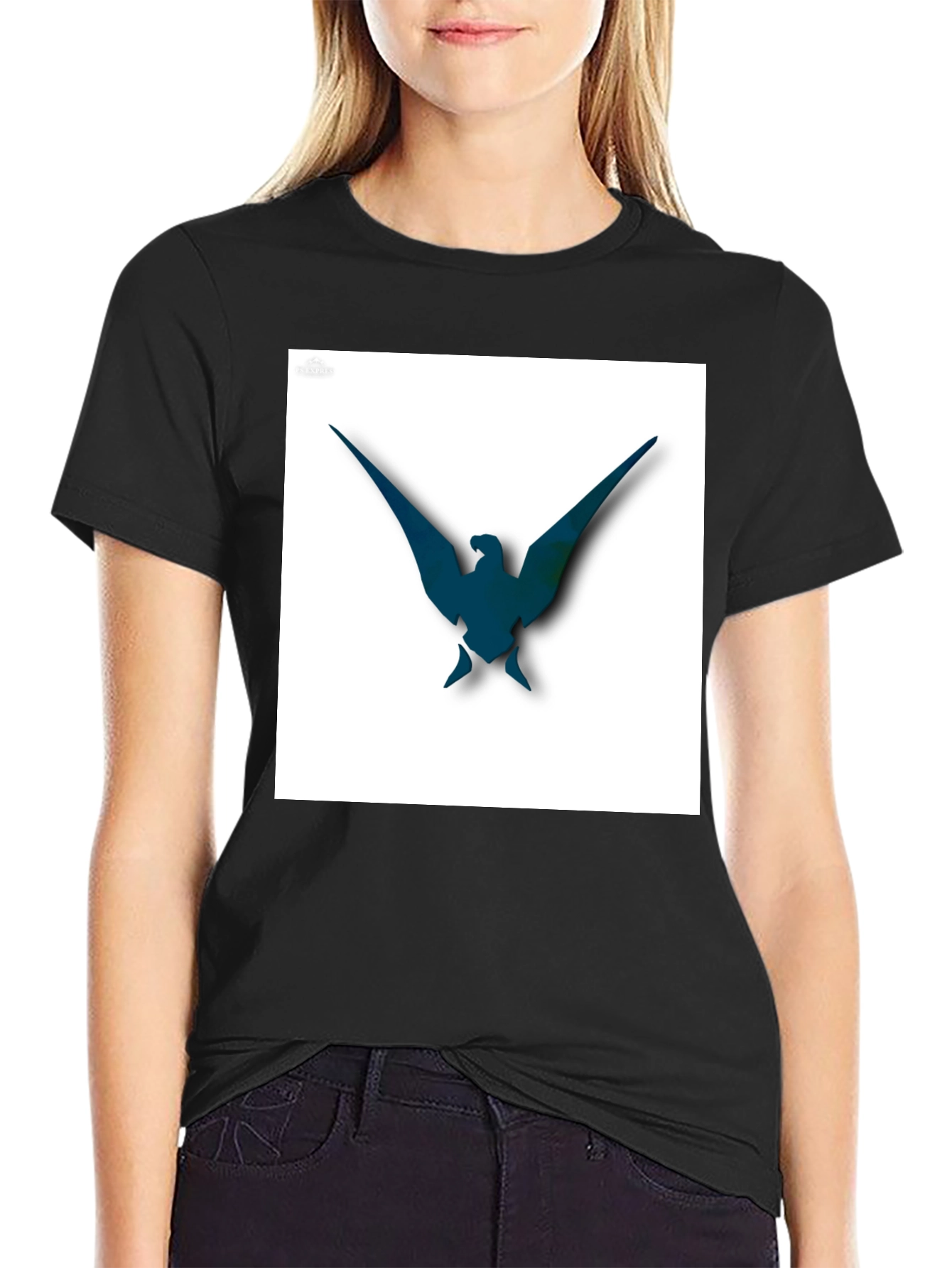 Eagle Graphic Black T-Shirt - Stylish and Comfortable