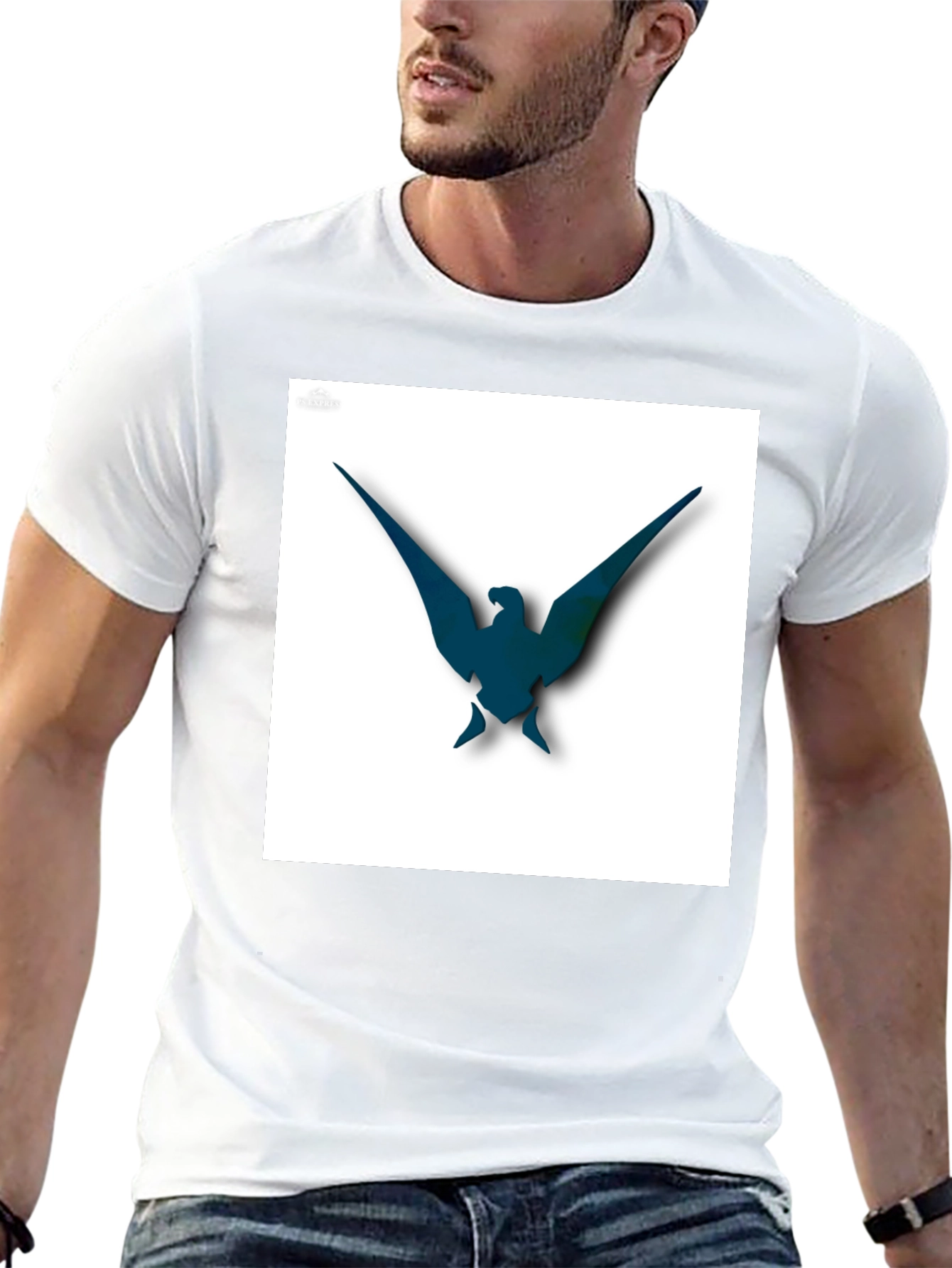 Eagle Graphic Black T-Shirt - Stylish and Comfortable