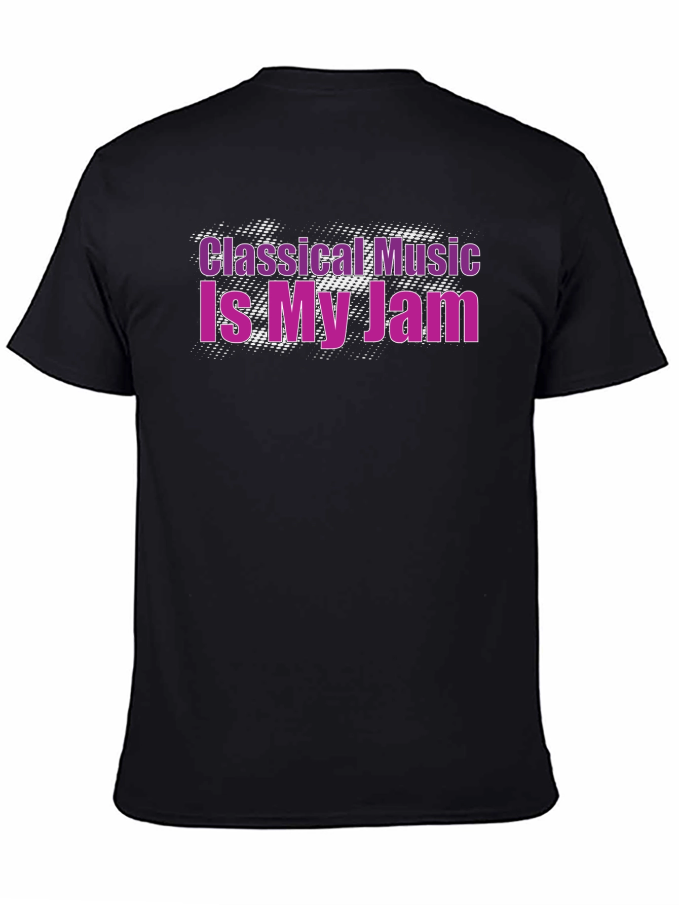 Classical Music Is My Jam Black T-Shirt