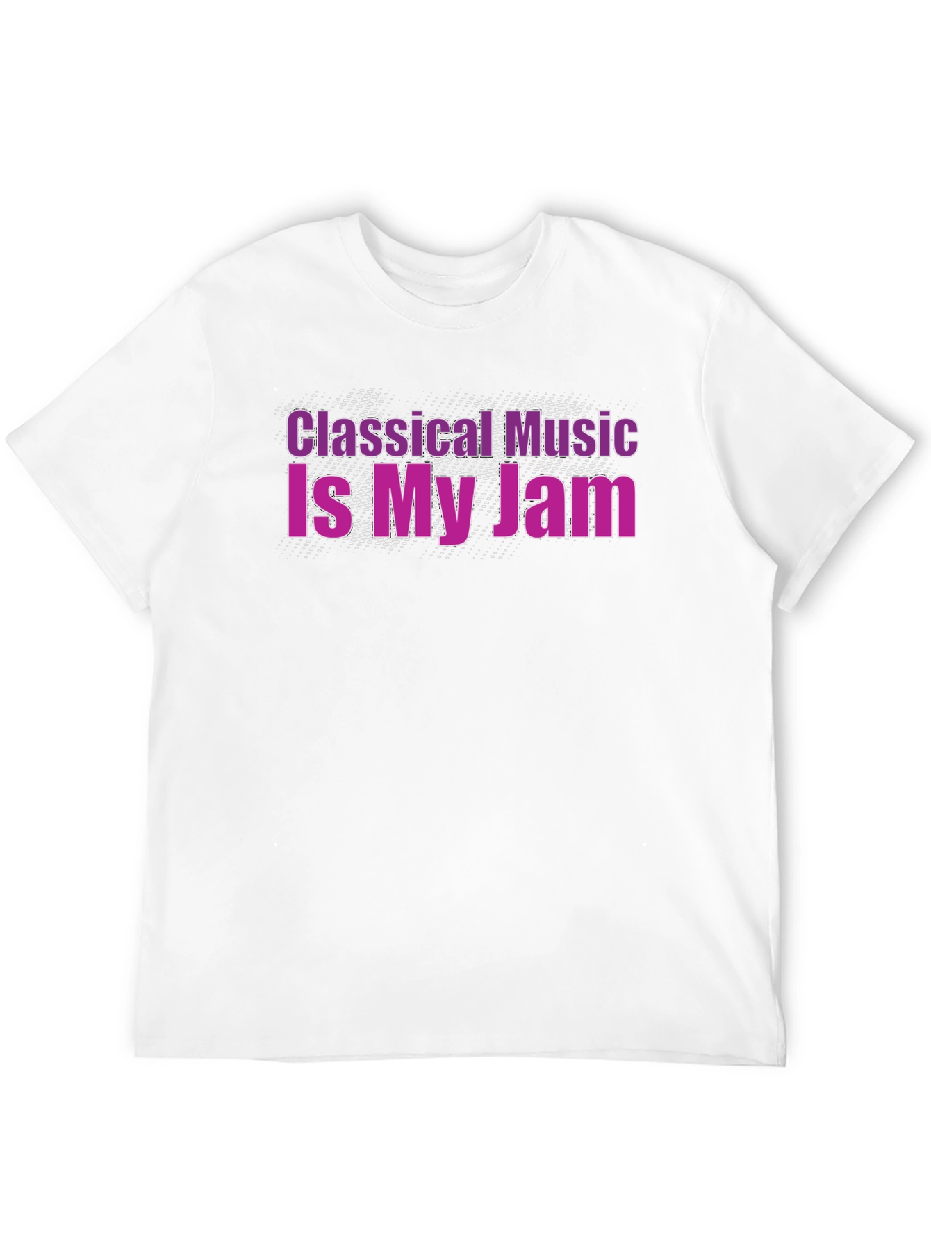 Classical Music Is My Jam Black T-Shirt