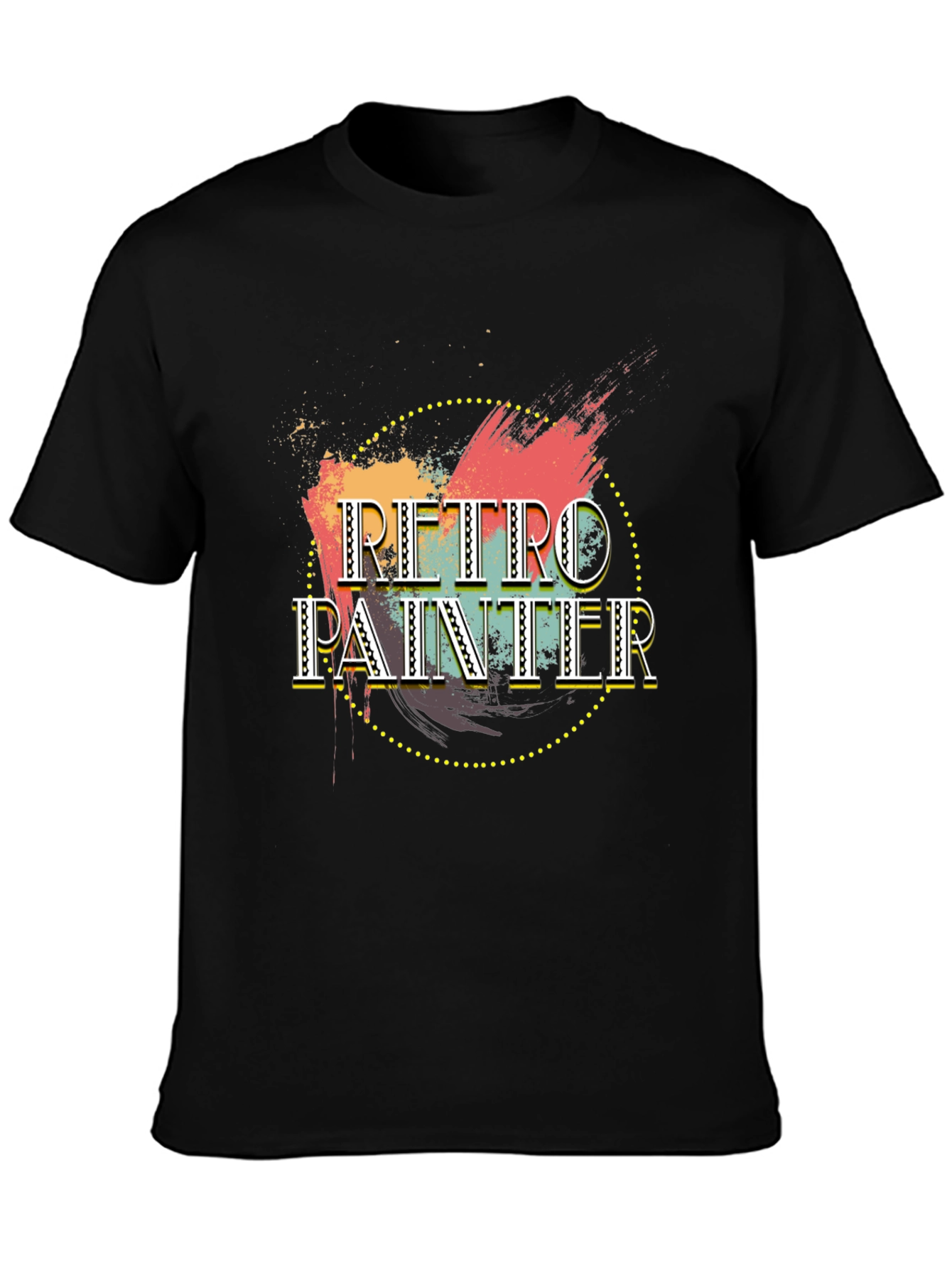 Retro Painter T-Shirt - Unique Design