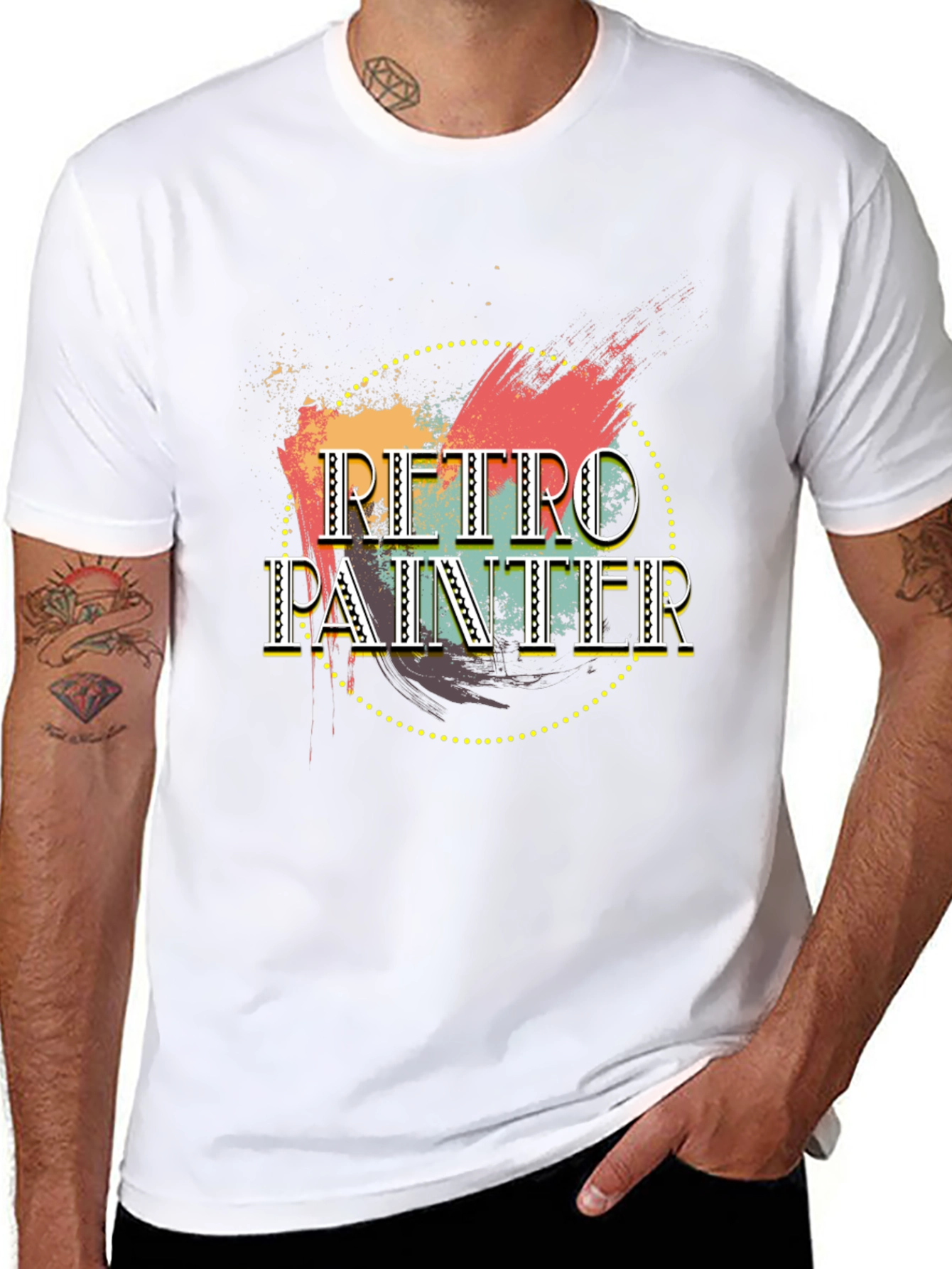 Retro Painter T-Shirt - Unique Design