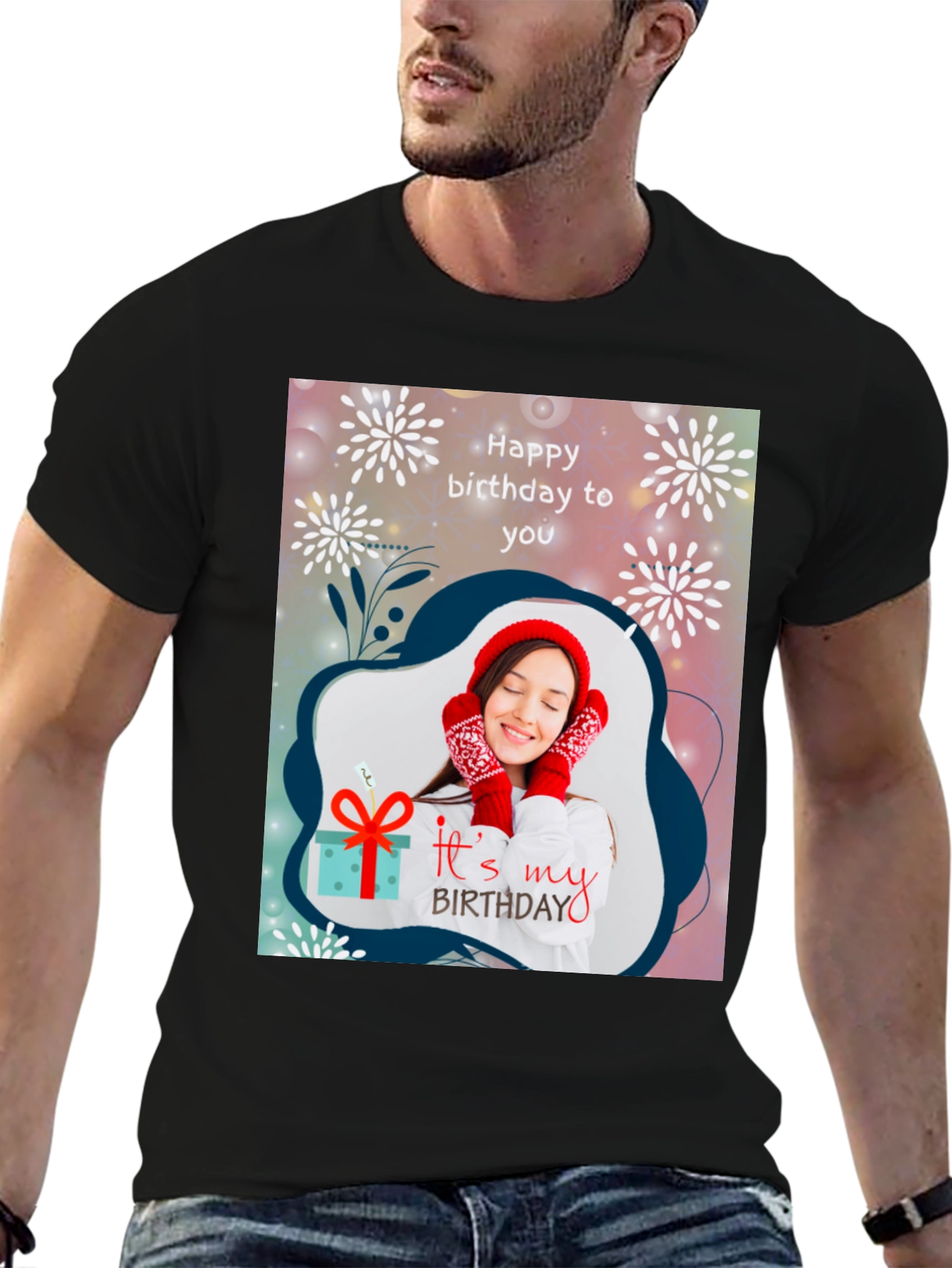 Birthday Theme Graphic T-Shirt - Soft Cotton Tee