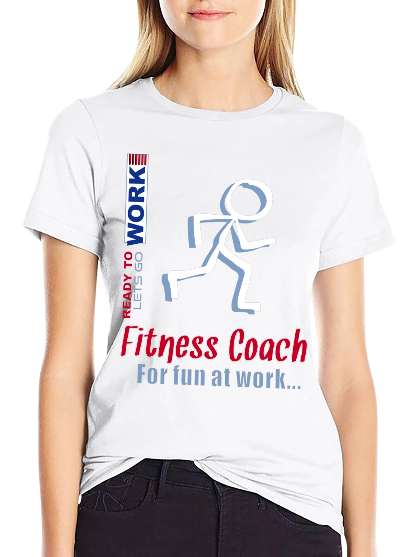 Fitness Coach T-Shirt - Fun at Work Design