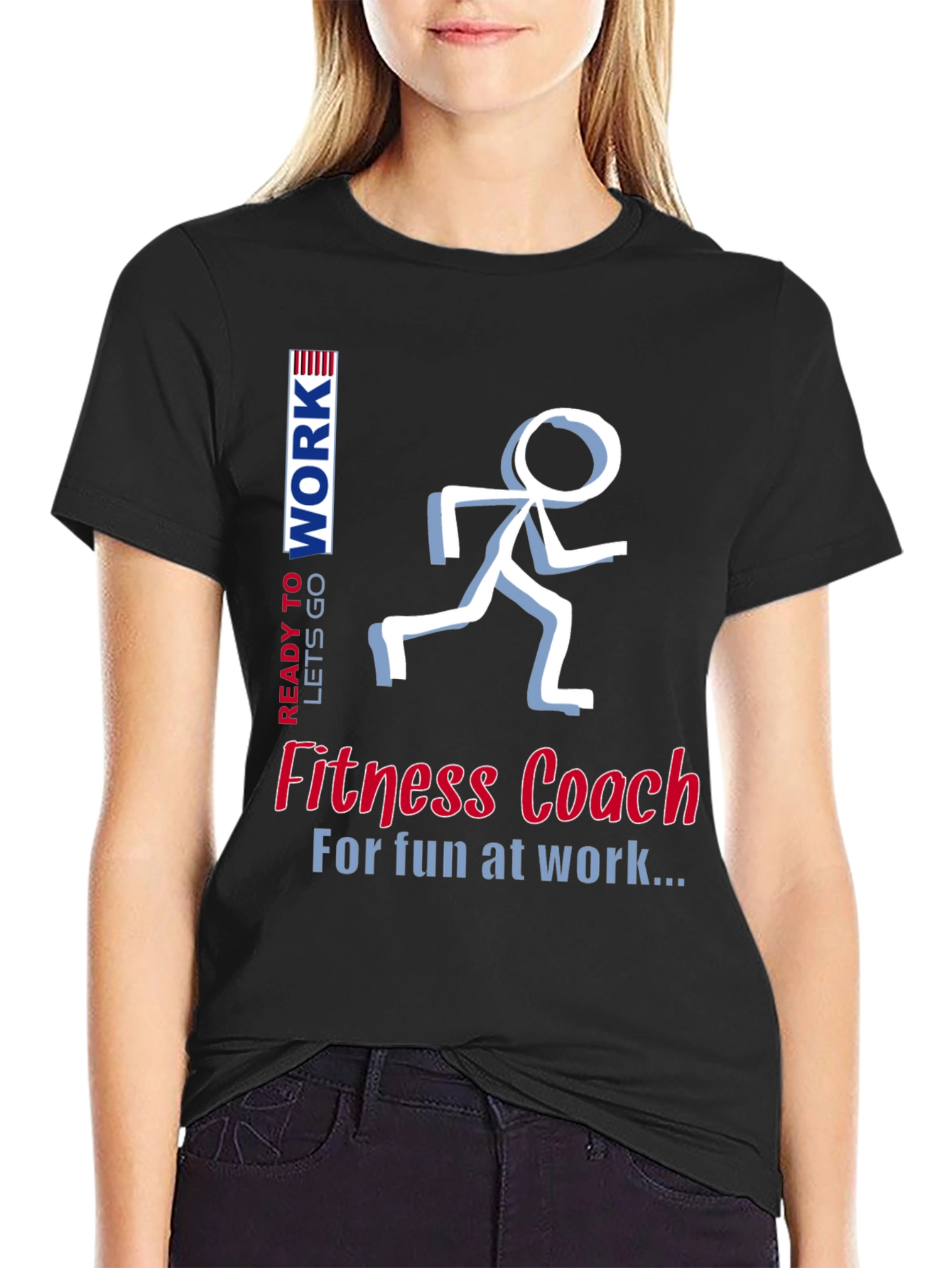 Fitness Coach T-Shirt - Fun at Work Design